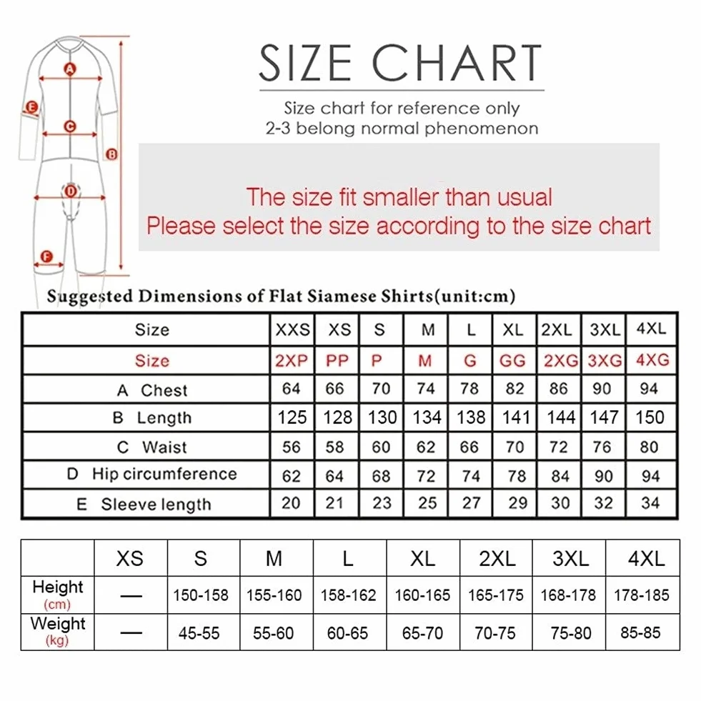 Garnitur rowerowy Zespół Triathlon Garnitur Damski Jersey Rowerowy Skinssuit Lato Zestaw Rowerów Z Długim Rękawem Body ŻEL Podkładka (Color : 13, Size : Medium)