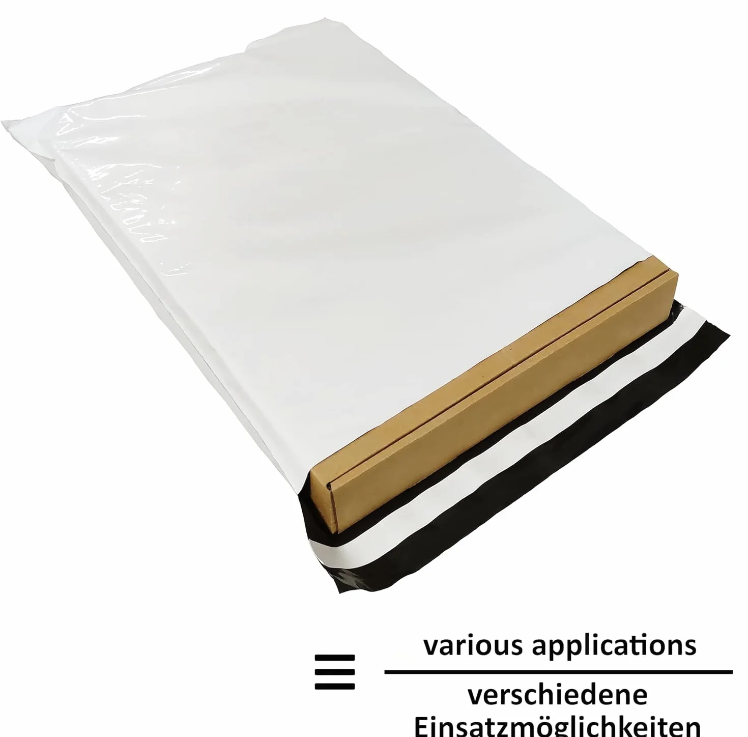 Netuno 25 foliowych torebek wysyłkowych 240 x 325 mm, samoprzylepne, nieprzejrzyste, torebki na towary, torebki plastikowe, foliowe, koperty kurierskie, na ubrania, tekstylia