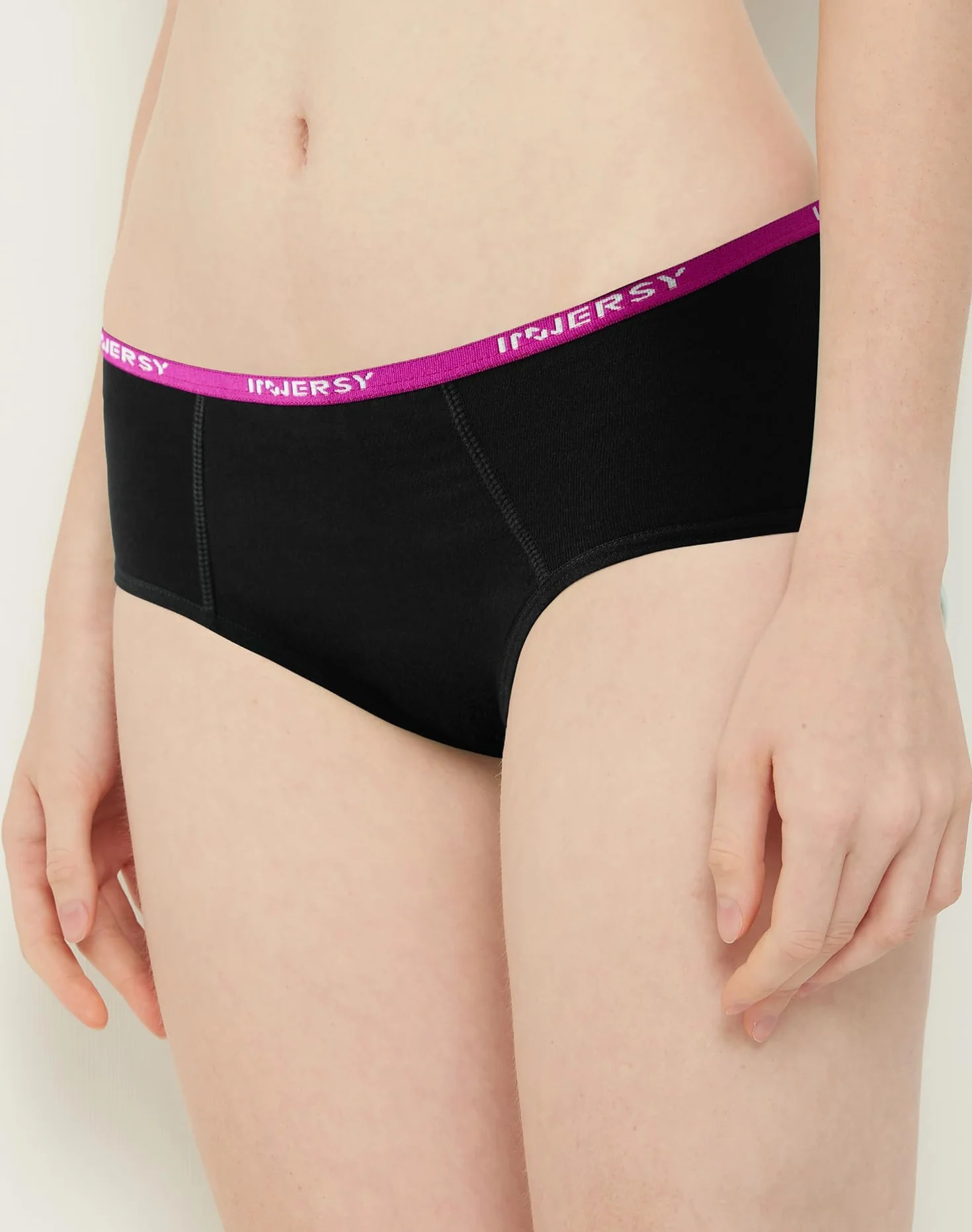 INNERSY Bielizna dla dziewcząt, lekkie krwawienie, majtki bawełniane, majtki menstruacyjne, dla nastolatków w wieku 10-16 lat, 5 sztuk
