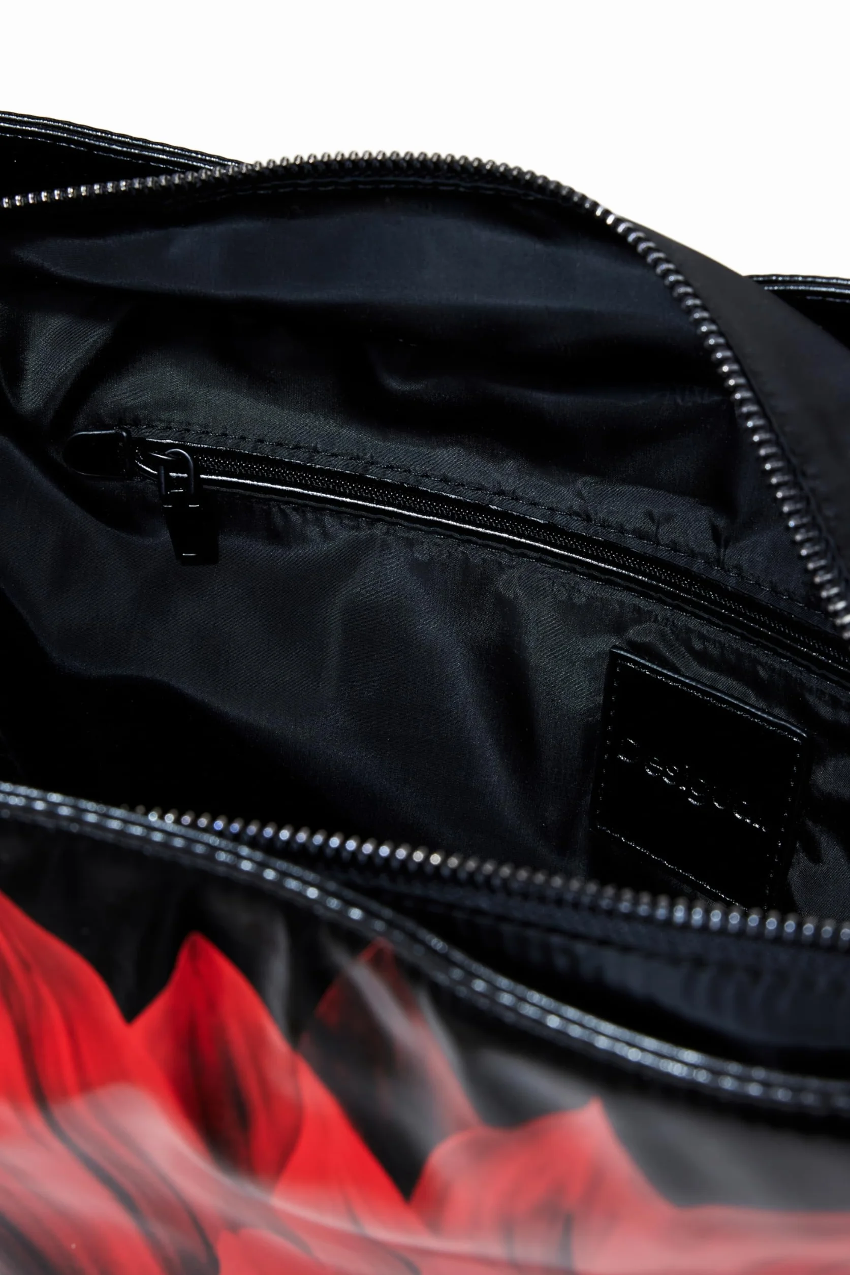 Desigual Kobieta_kwiatowa, damska torba na ramię, Czarny (Black)