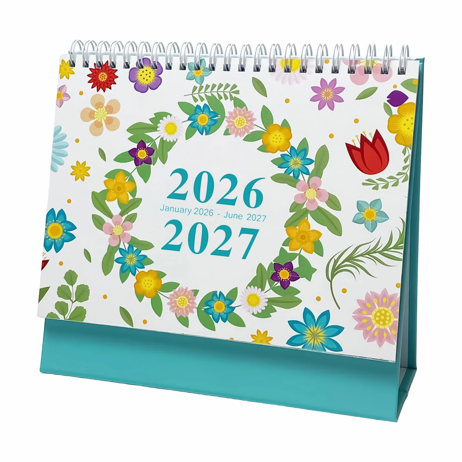 Monthly Planner -2026 Desk Calendar | Paper, Metal Construction With Weekly Daily Notes, Compact Size Feature, Appointment Planning Organizer, Home, Office, Classroom, Teacher Display