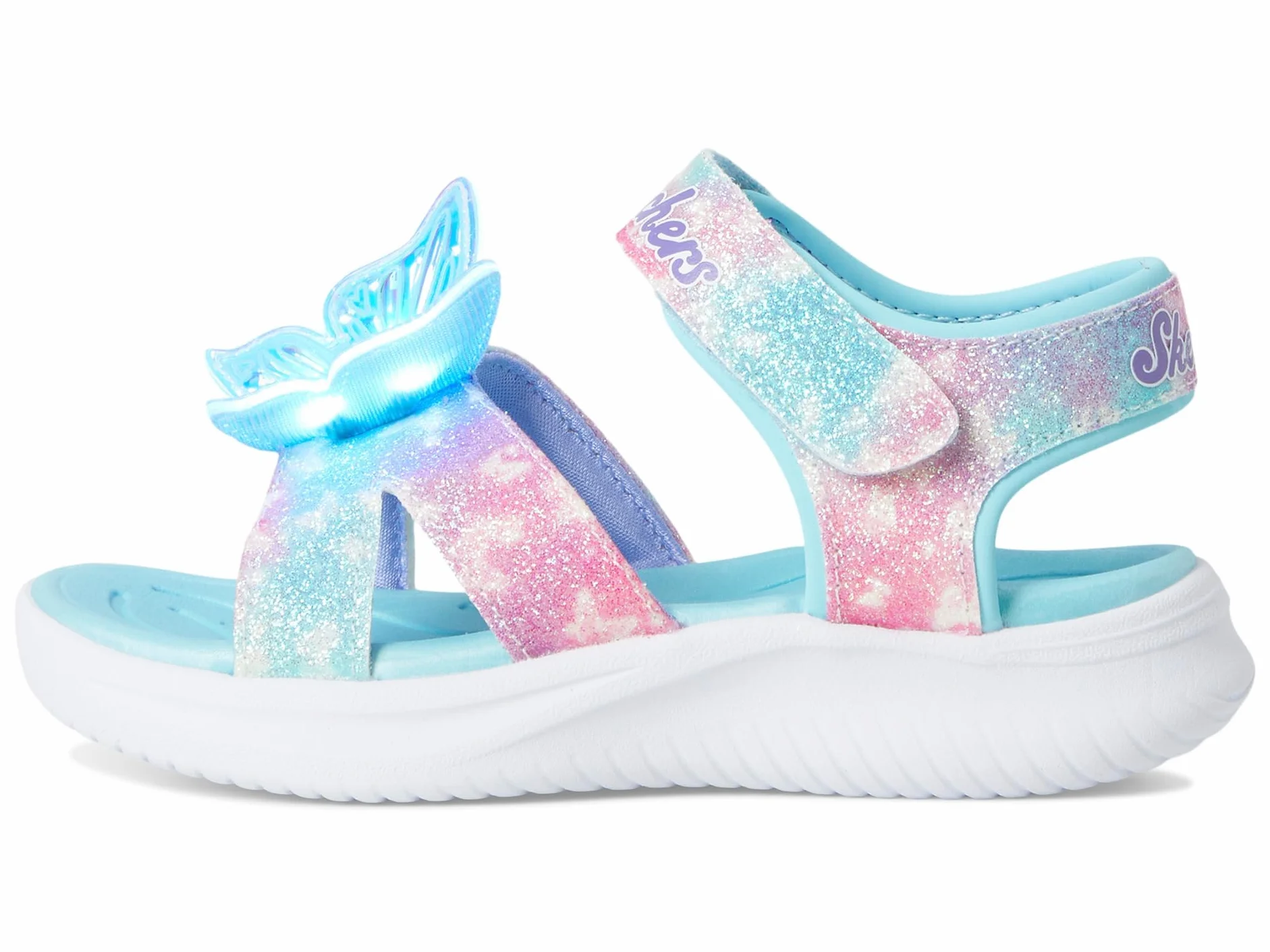 Skechers Dziewczynki Jumpsters Sandal Butterfly BritesSandał płaski