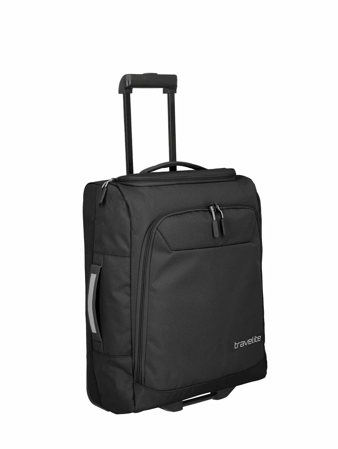 Travelite Torba podróżna na kółkach, duża, czarny, Trolley Reisetasche S (55 cm), torba podróżna na kółkach