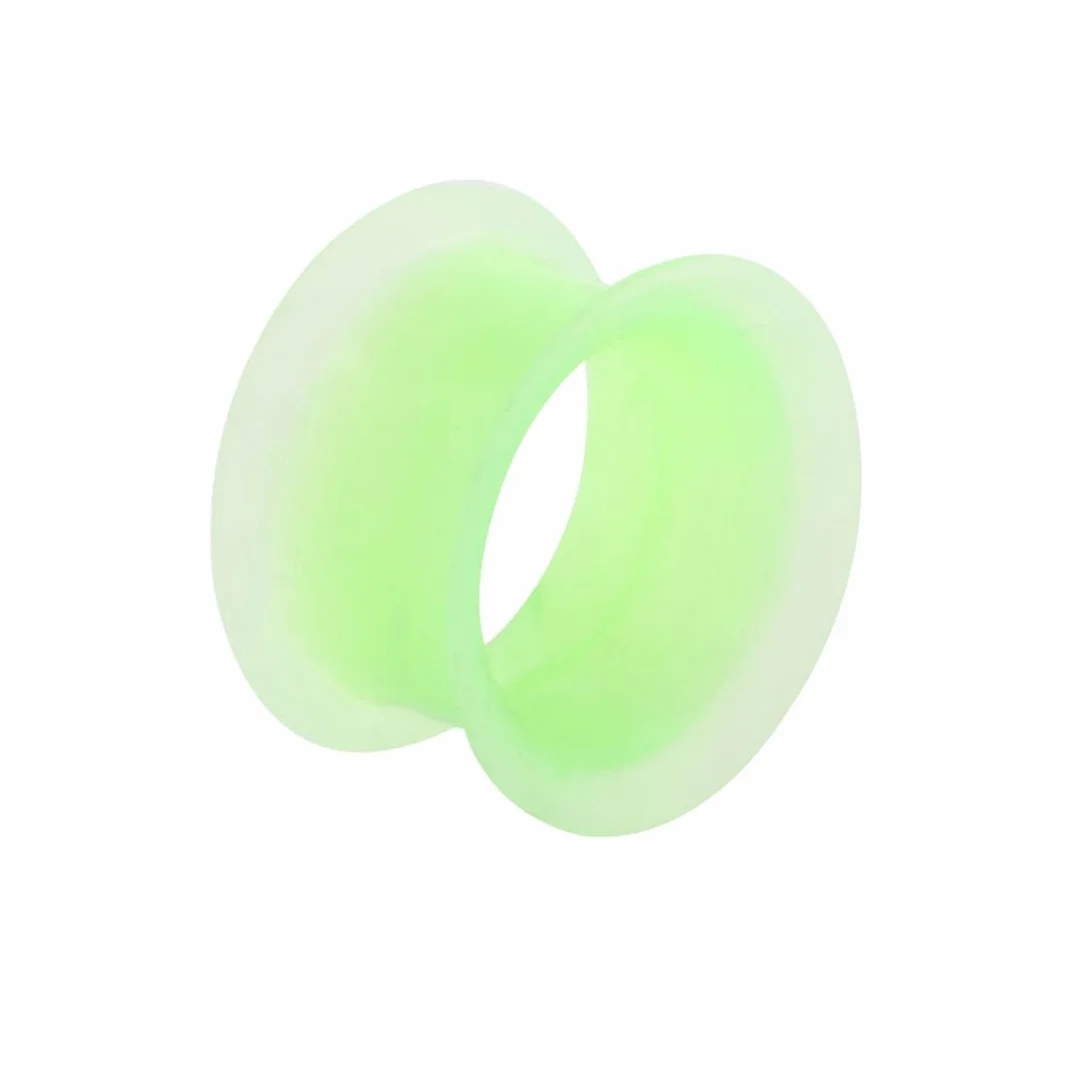 Huacan Silikonowe tunele do uszu, tunele do ciała, zatyczki do przekłuwania ciała, ekspandery 6 mm - 16 mm, 6 mm, 8 mm, 10 mm, 12 mm, 14 mm, 16 mm, Kauczuk, Cyrkonia sześcienna