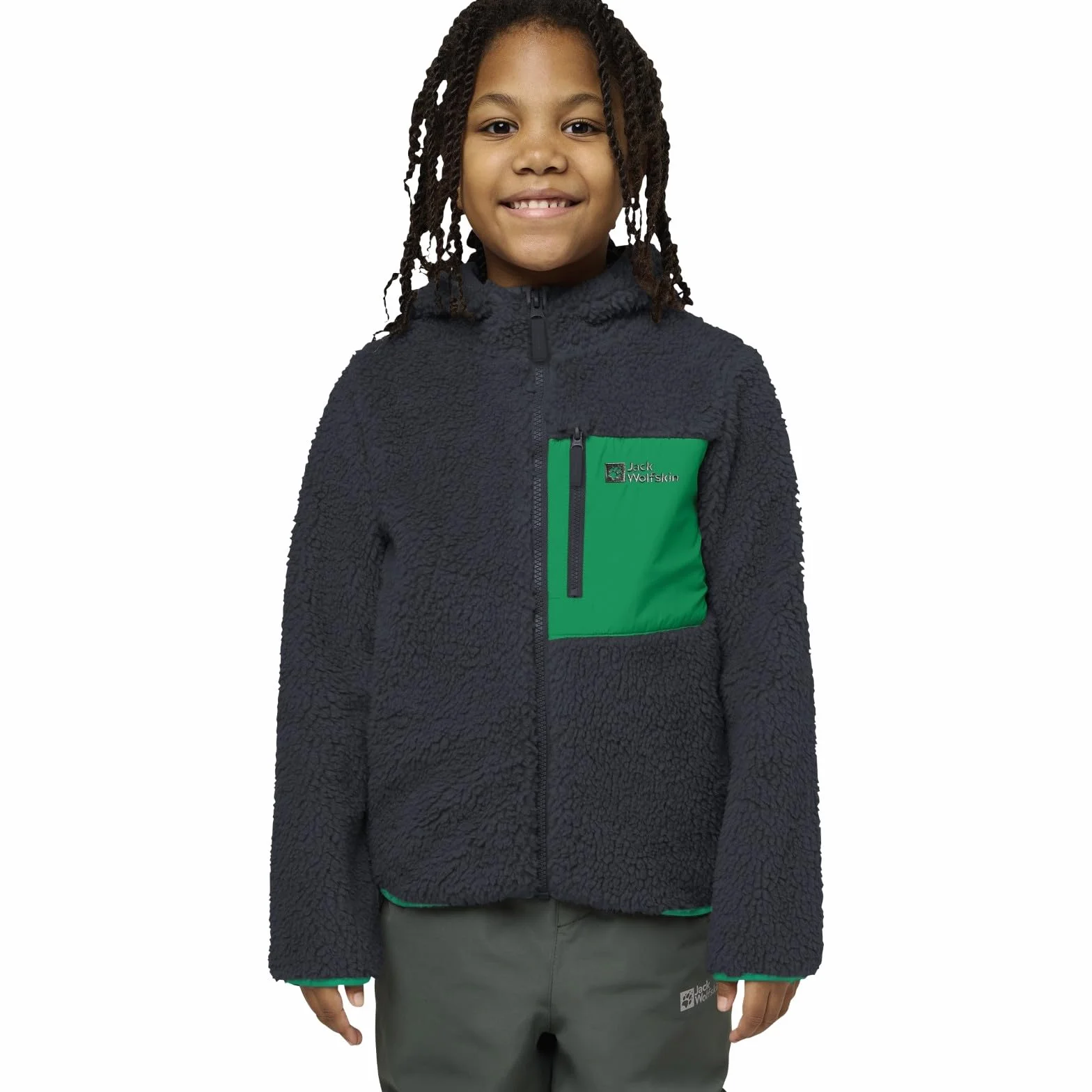 Jack Wolfskin Kurtka chłopięca Ice Curl Hood Jacket K Jacket