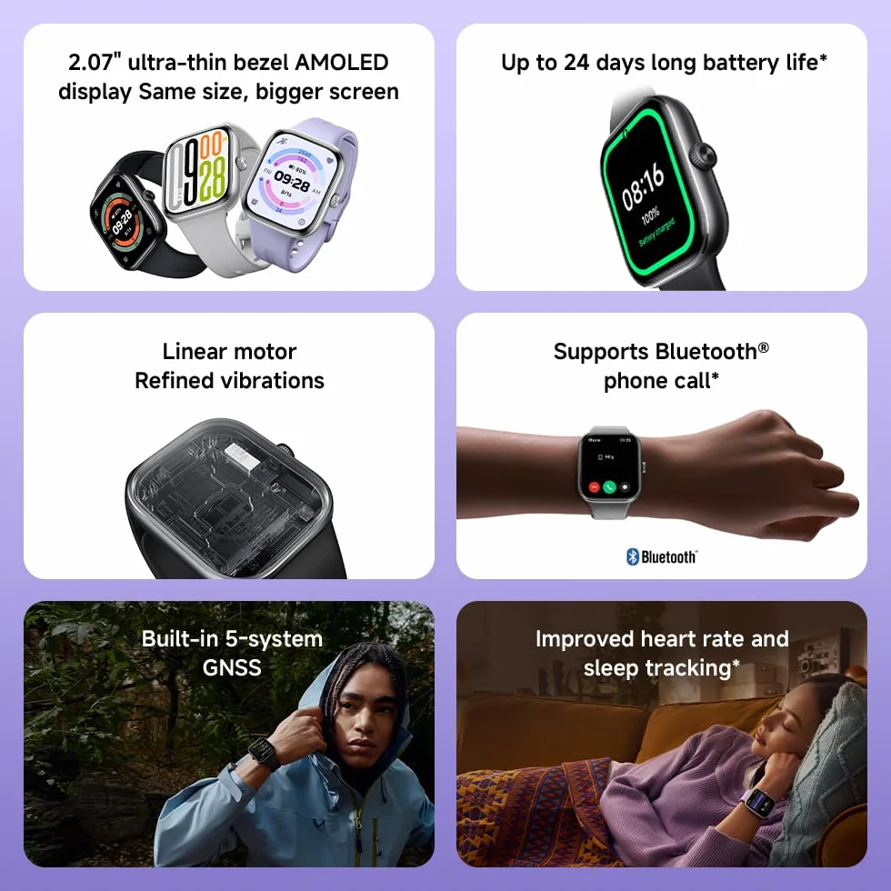 Xiaomi Redmi Watch 5 Lavender Purple, Unica
