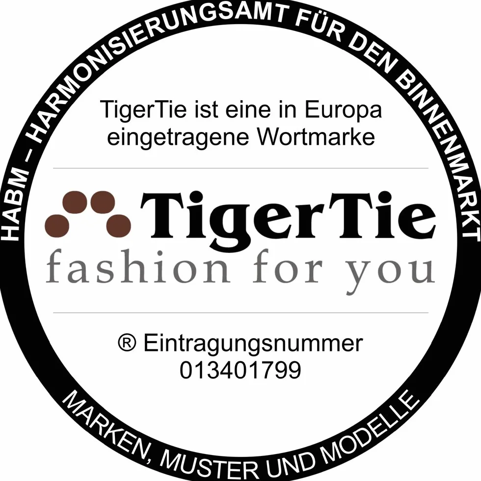 TigerTie Wąski designerski krawat jednokolorowy uniwersalny - krawaty krawatowe - szerokość krawata 5,5 cm, ciemnobrązowy, Krawattengröße: ca. Länge 150 cm, Breite 5,5 cm