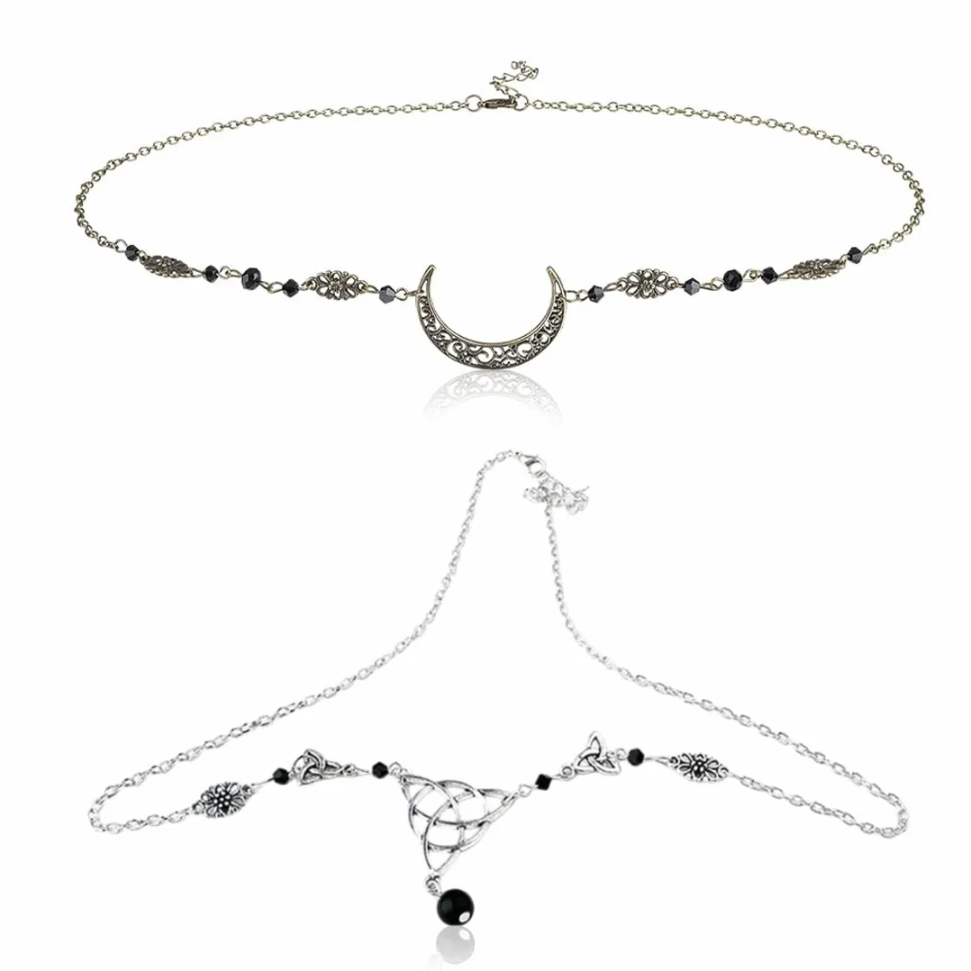 Biżuteria do włosów, 2 szt., złoty łańcuszek na głowę, biżuteria, boho, opaska na głowę, łańcuszek na monetę, perła, frędzel, naszyjnik, festiwal, gala, ślub, nakrycie głowy dla kobiet i