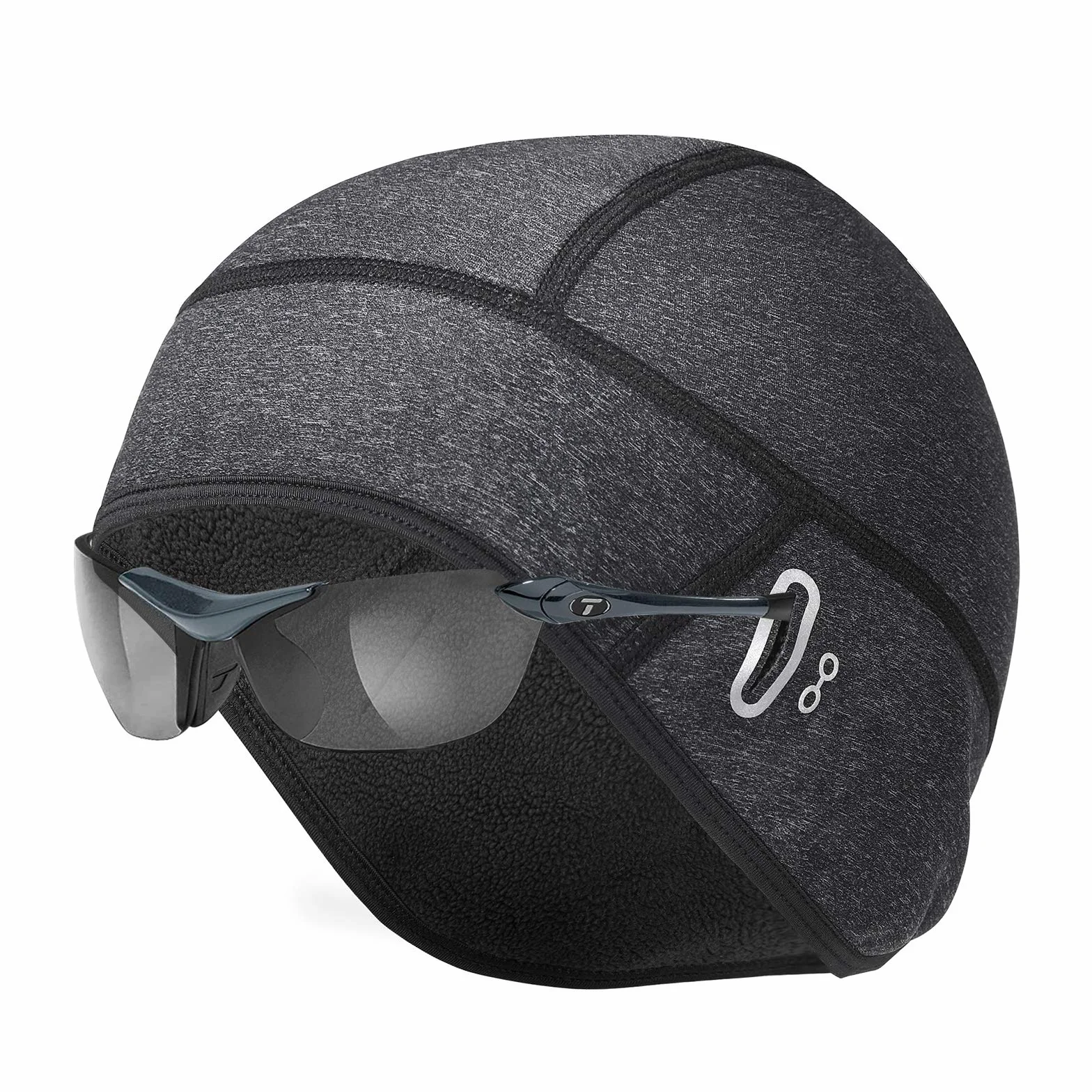 Czapka, ciepła, wiatroszczelna, zimowa, dla mężczyzn i kobiet, pod kask, sportowa, polarowa, termiczna, oddychająca, do sportów zimowych, jazdy na rowerze, biegania, jazdy na nartach, motocyklu