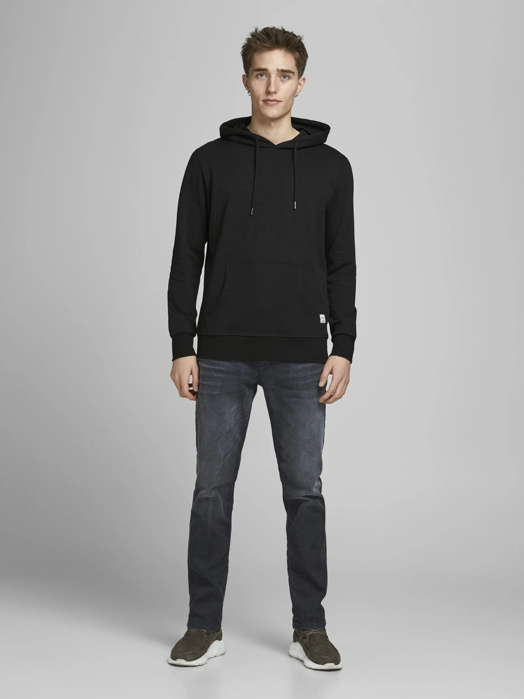 JACK & JONES Bluza z kapturem Mężczyźni Jjebasic Sweat Hood Noos