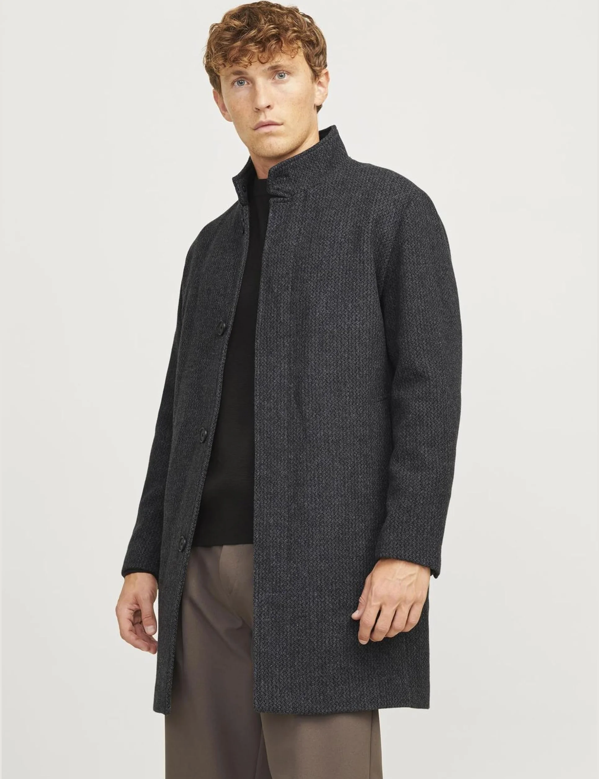 JACK & JONES Płaszcz Mężczyźni Jprblawilson Wool Coat Sn