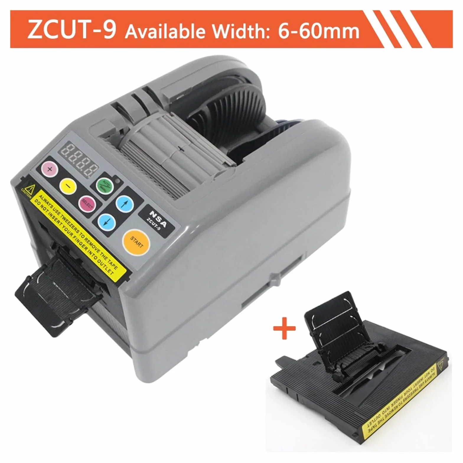 M-1000 Automatic Tape Dispenser Electric Adhesive Tape Cutter Cutting Machine High Temperature Belt Cutter(ZCUT-9-Knife Box)