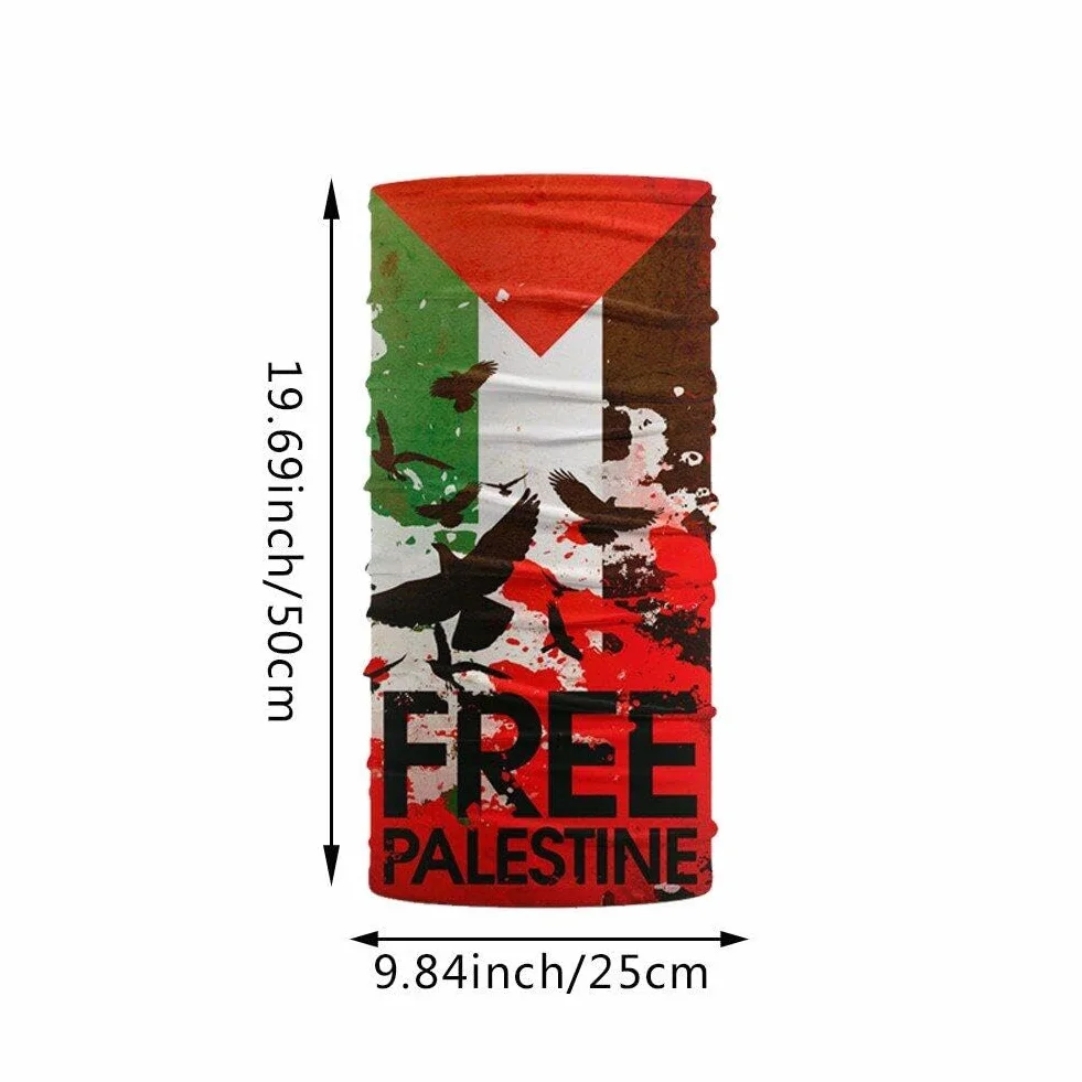 Flaga Palestyna Bandana Szyi Gieta Galon Giant Annaffunts