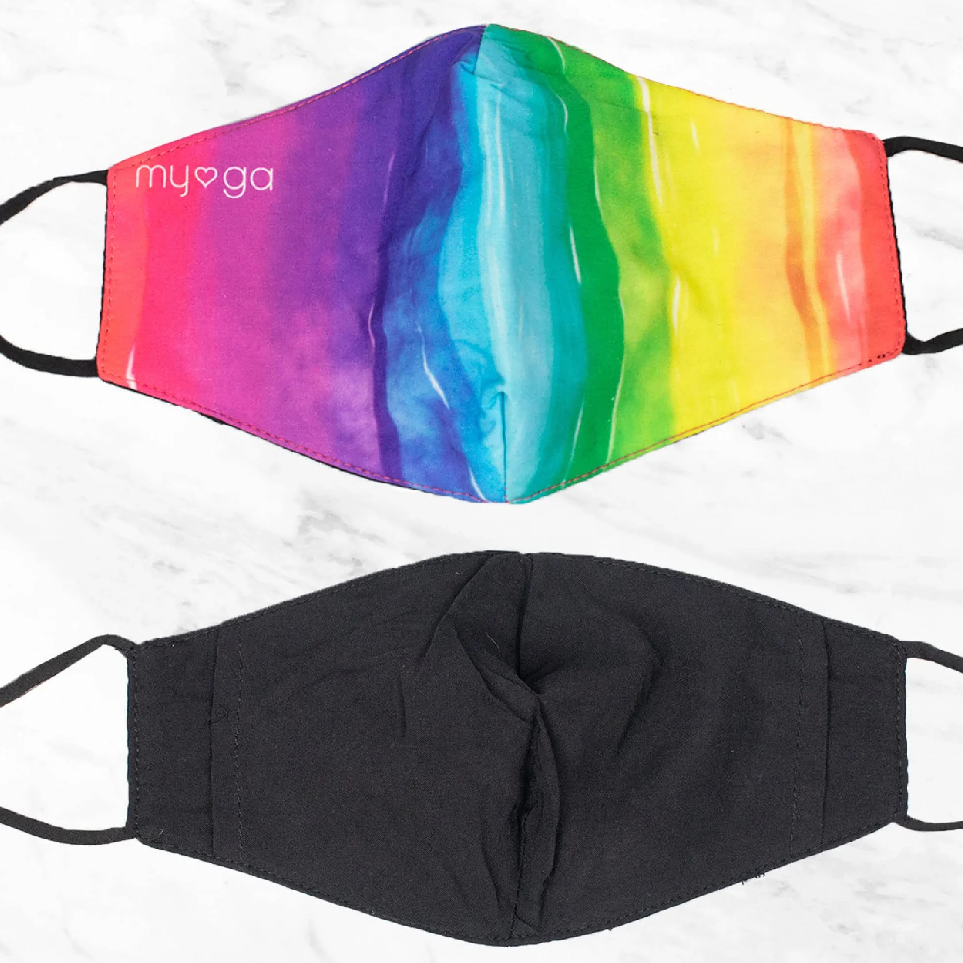 Myga Bamboo Pride tęczowa osłona twarzy - osłona maski na twarz