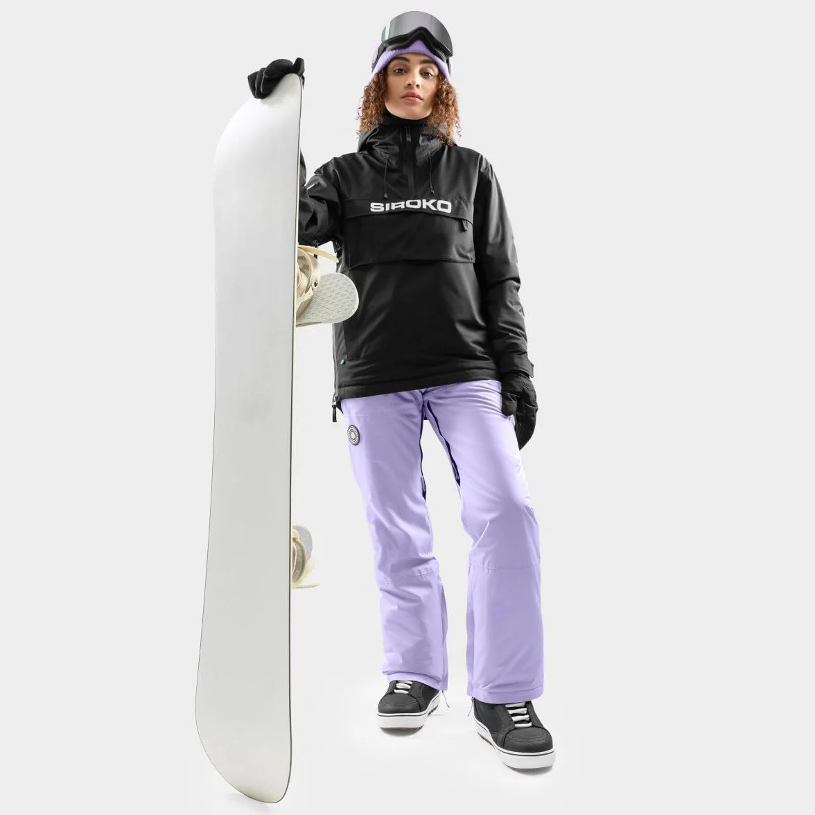 SIROKO - Spodnie Snowboardowe dla Kobiet Siroko P1-W Killy - XXS - Lawenda