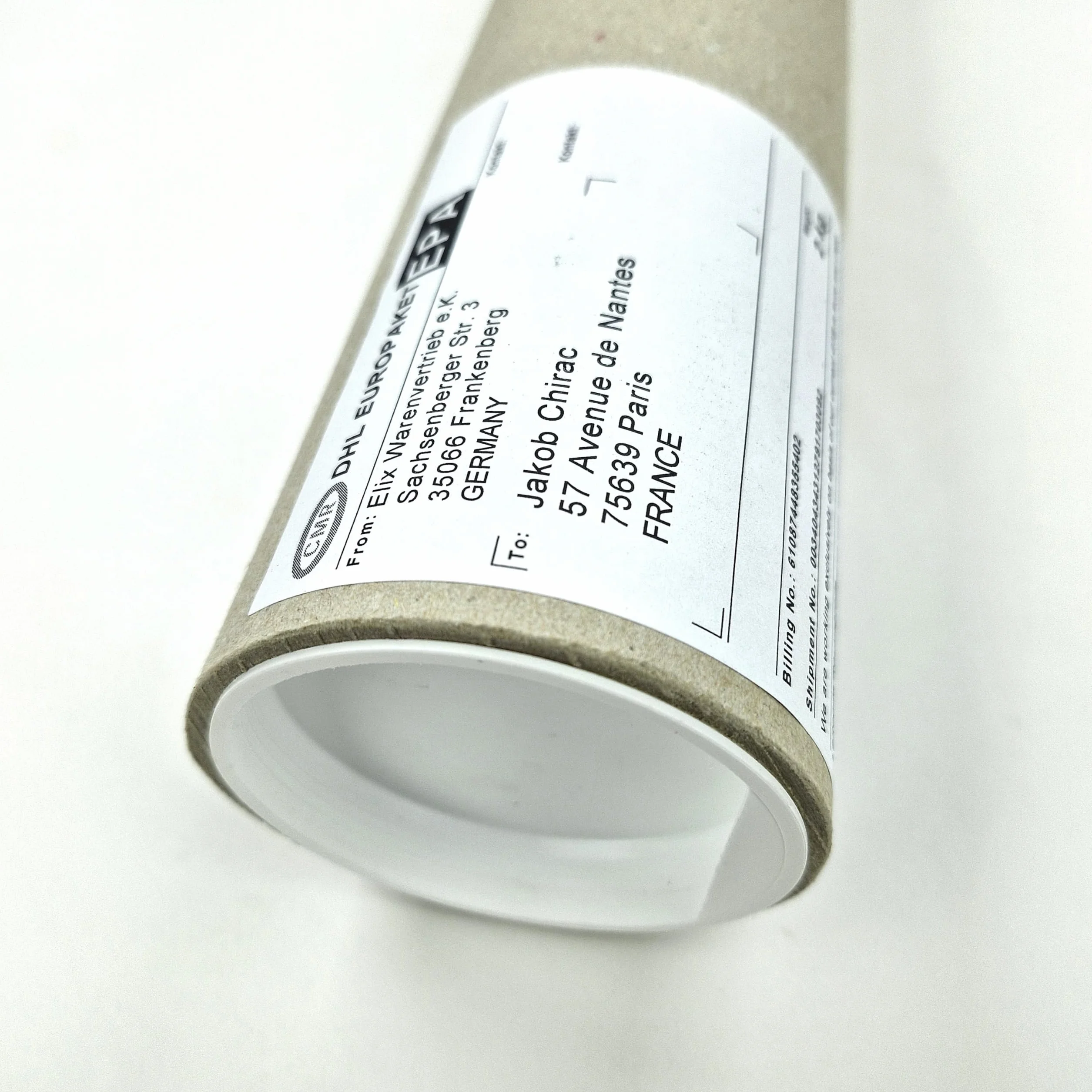 Bardzo mocna rolka wysyłkowa / rolka do przechowywania z pokrywką – na plakaty, dokumenty, rysunki i materiały do majsterkowania – długość 20–100 cm – produkt niemiecki (100 cm, 1 x 100 x 7,6 cm DIN