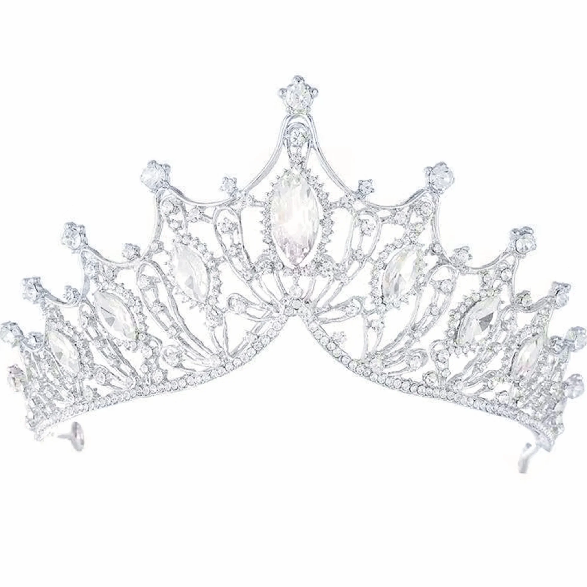 Diadem księżniczki, barokowa korona królowej, diadem dla panny młodej, Kostium świąteczny, cosplay, udekorowaćna wesele, uroczystości, różowe złoto