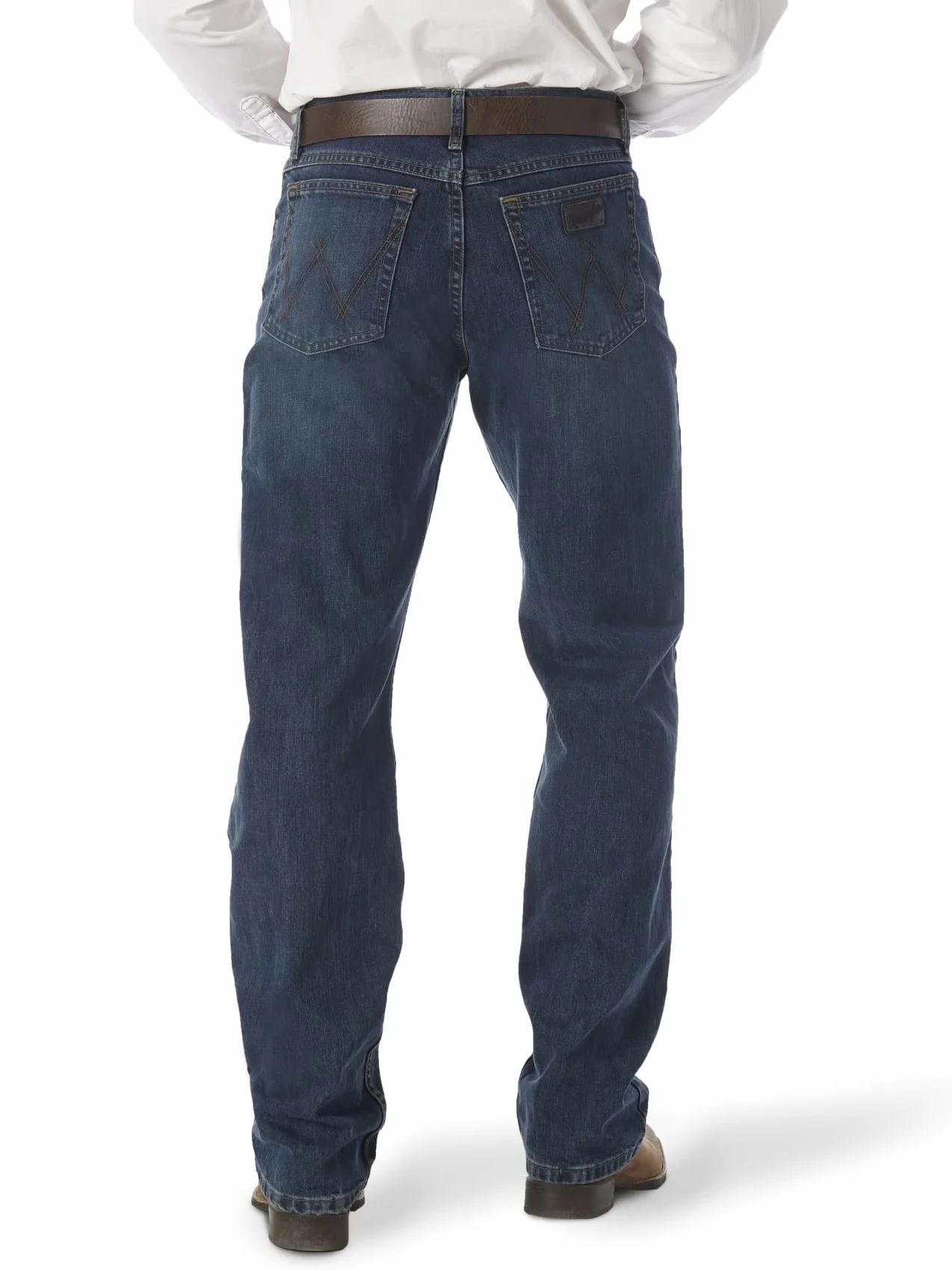 Wrangler 47MWZ Premium Performance Jeansy męskie o kroju cowboy cut, regular fit, prane wstępnie (Prewashed)