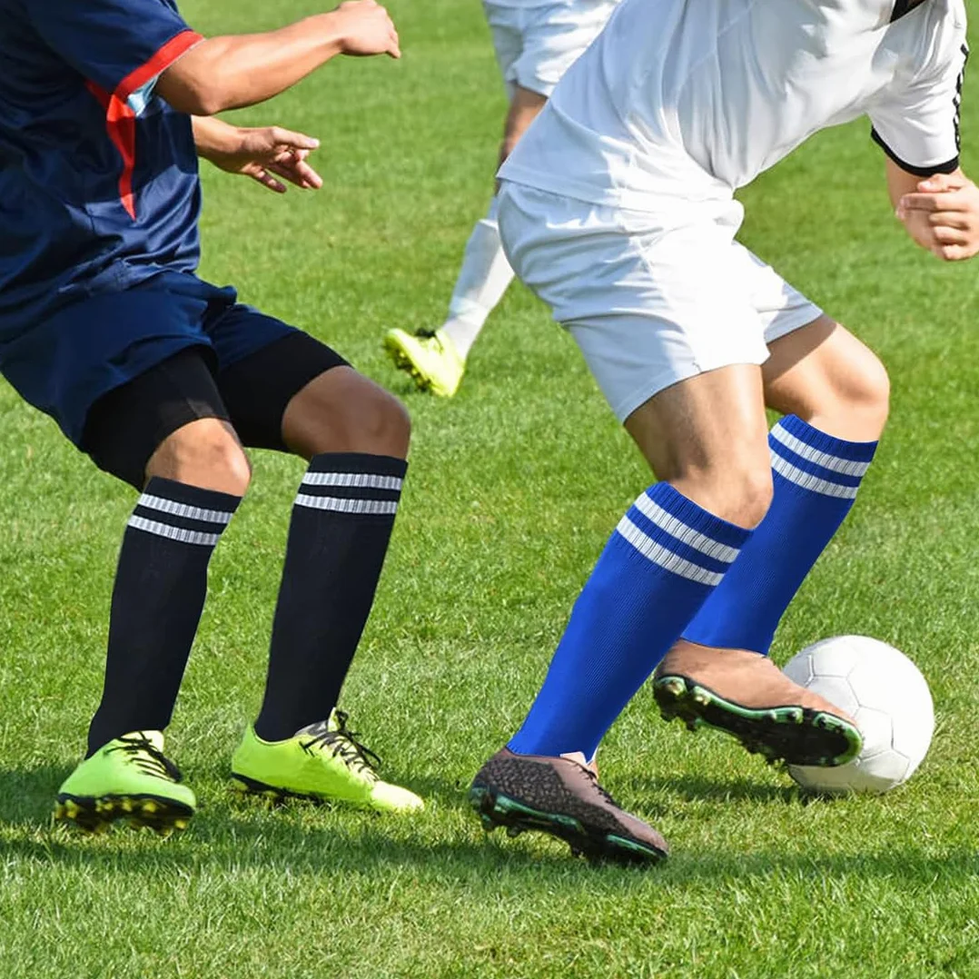 4 pary Skarpetki piłkarskie dla dzieci, antypoślizgowe skarpety piłkarskie, unisex antypoślizgowe skarpety piłkarskie, skarpety sportowe, skarpety treningowe dla chłopców i dziewcząt, do