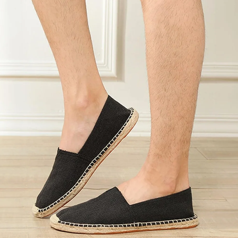 M&Catree Płócienne buty espadryle dla mężczyzn kobiet na co dzień wsuwane mokasyny płaskie trampki do jazdy