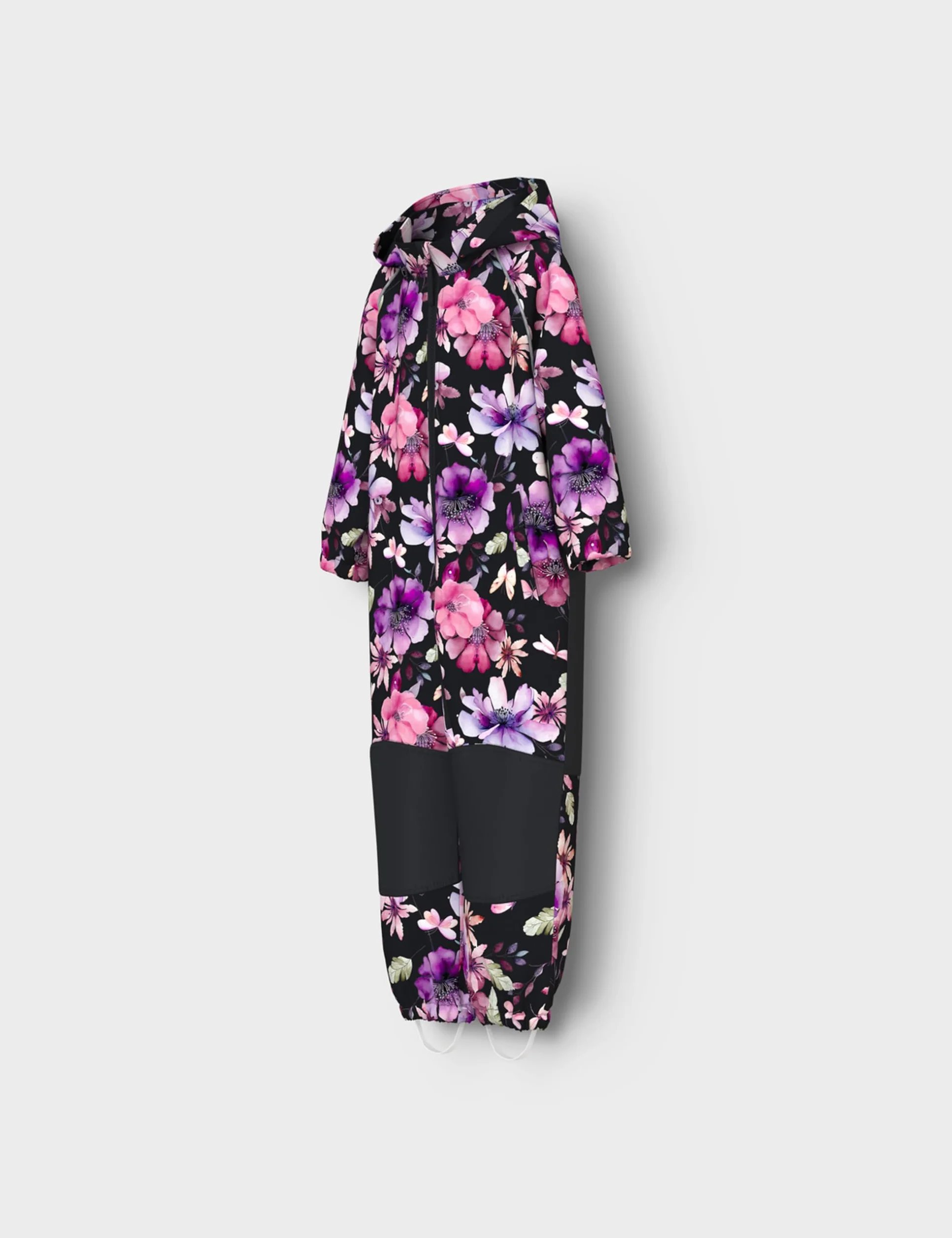 NAME IT Dziewczęcy Nmfalfa08 Softshell Suit AOP 1Fo Noos, czarny, 80