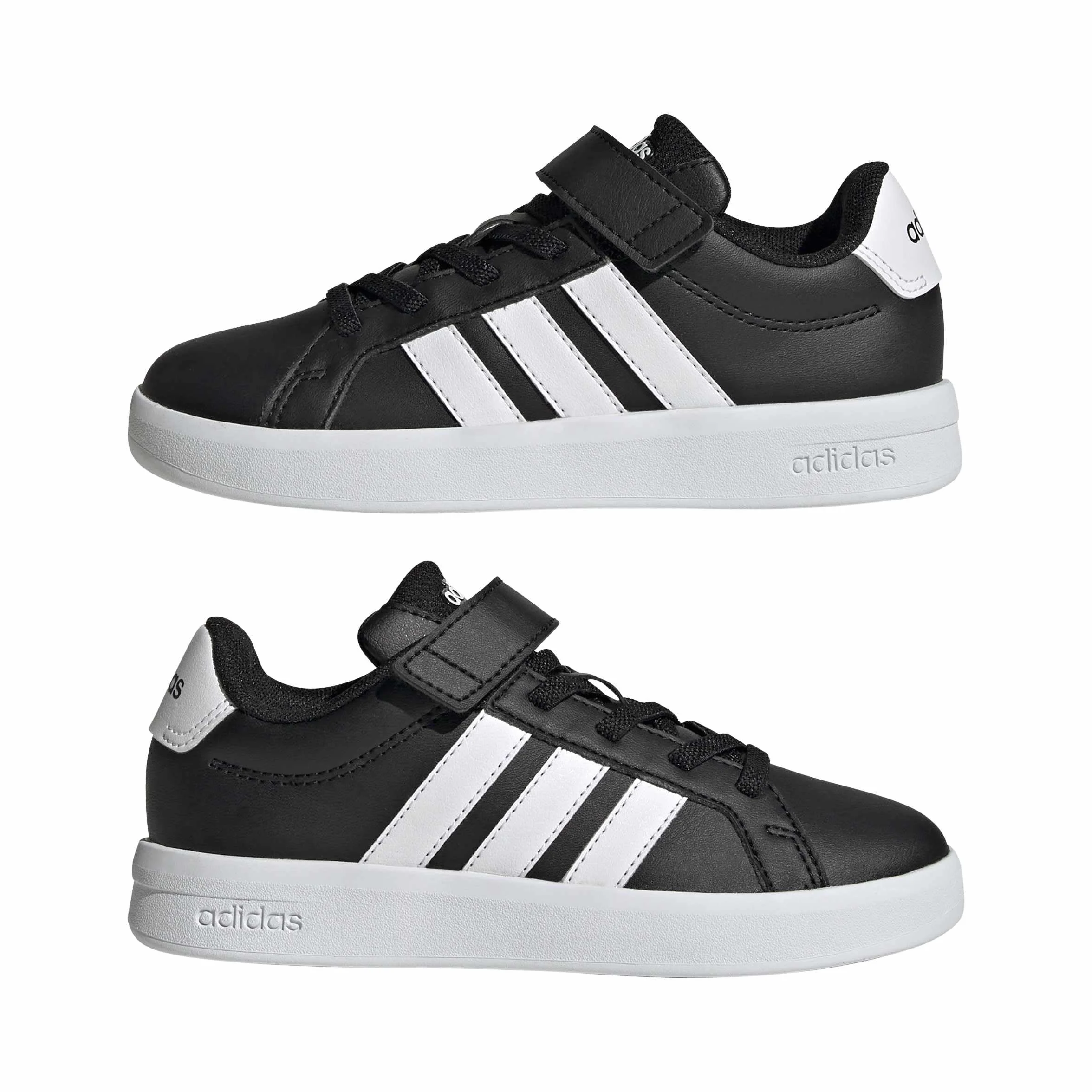 adidas Uniseks - dzieci Grand Court 3.0 Children Shoes, Core Black/Ftwr White/Ftwr White, 28.5 EU