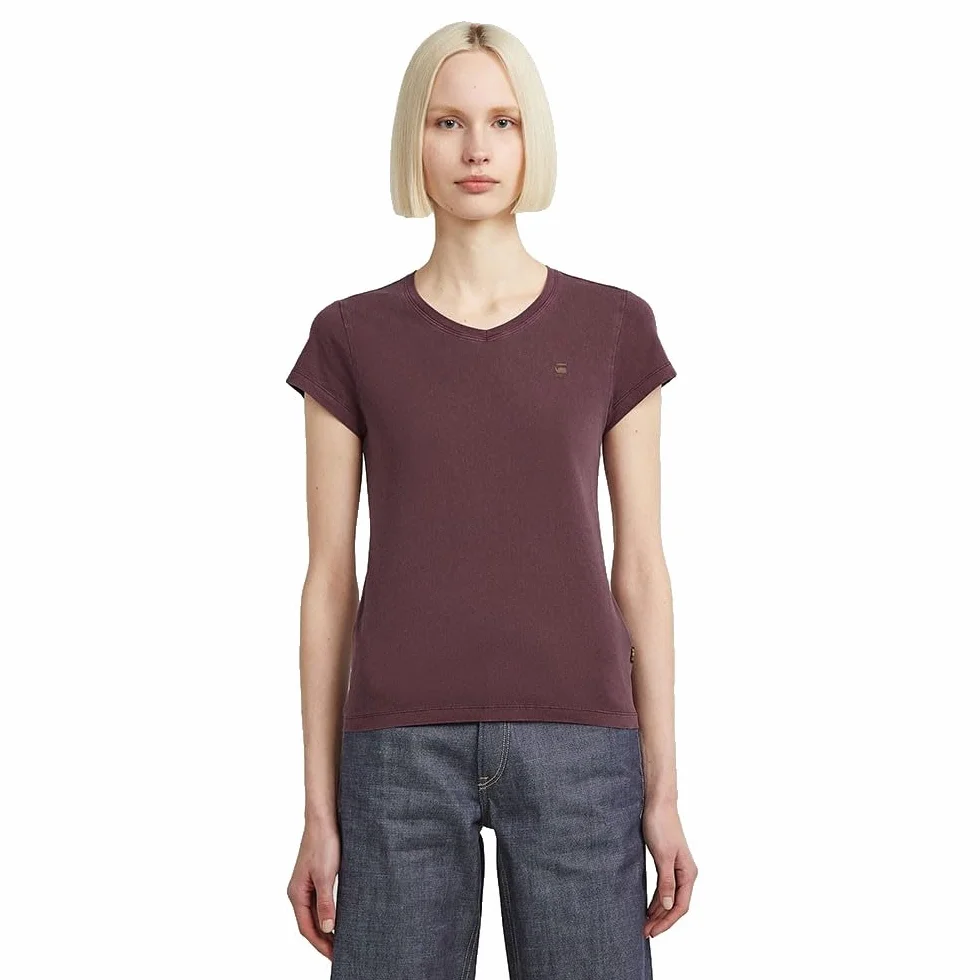 G-STAR Koszulka Kobiety Eyben Slim V-neck Top 2.0