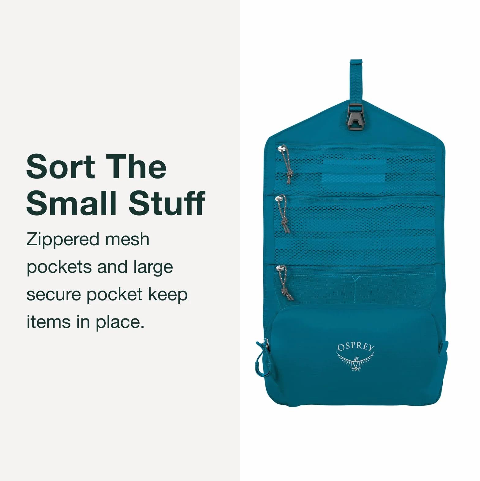 Osprey Ultralekki organizer na rolki, akcesoria unisex - podróżny czarny O/S