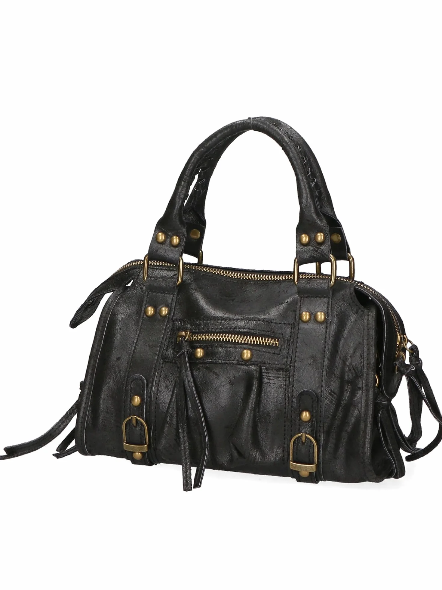 Gave Lux Damska torba na ramię Rękodzieło Materiał wierzchni: prawdziwa skóra. Wyprodukowano we Włoszech. GLX220609123FBG-PARENT. 25 x 15 x 10 cm