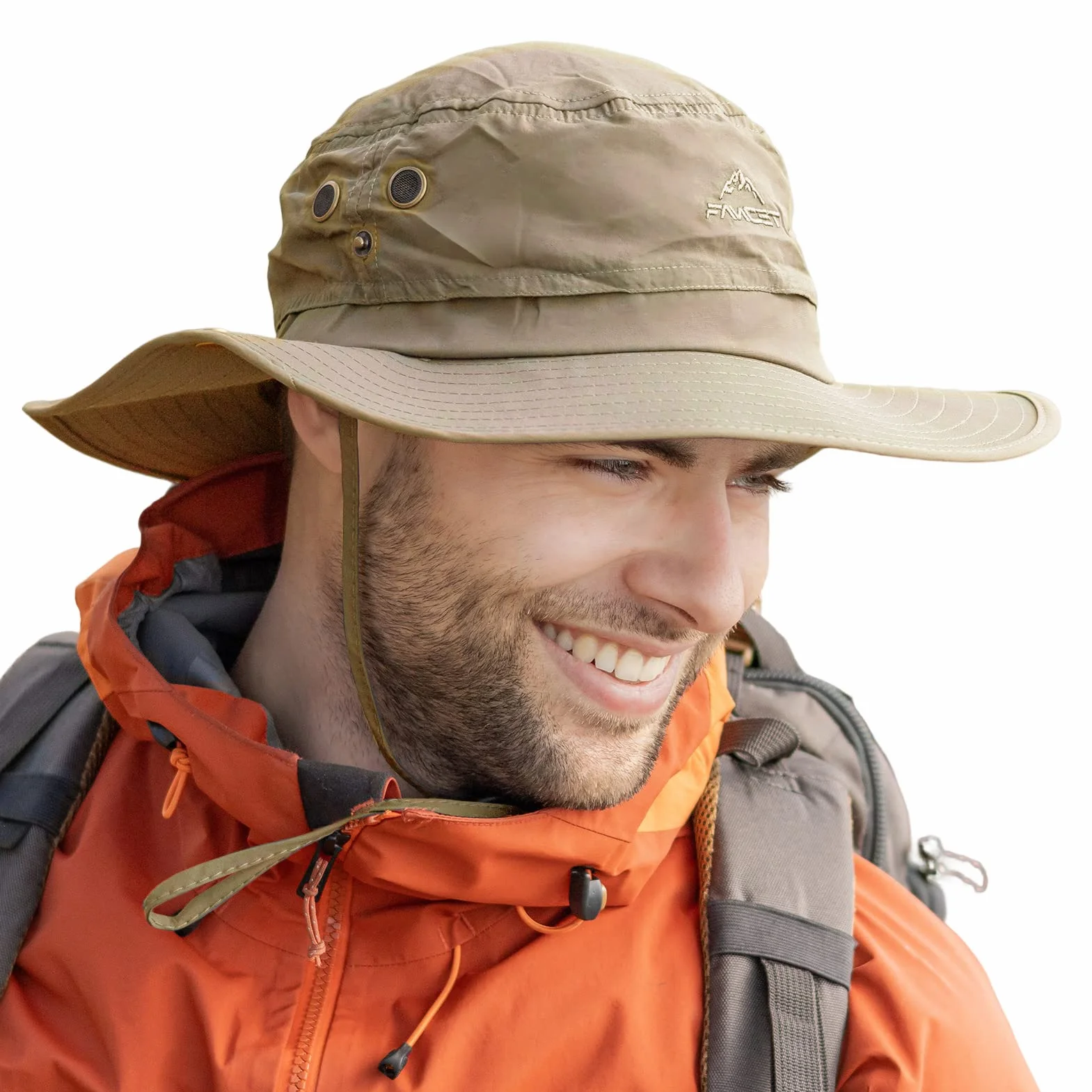 Comhats Duży kapelusz przeciwsłoneczny męski XL - XXL, szerokie rondo UV safari bonnie kapelusze na lato wędrówki na świeżym powietrzu wędkowanie spacery, wodoodporny i wiatroszczelny 60-66 cm