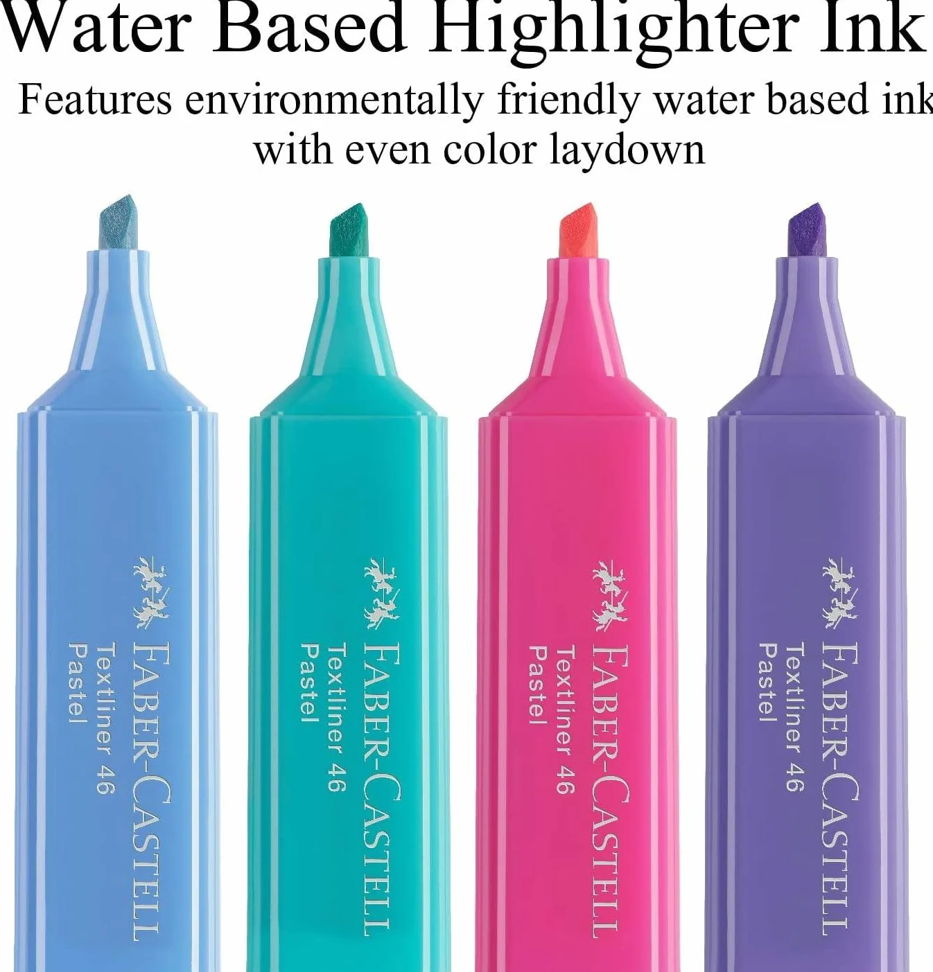 Faber-Castell Textliner 154681 Zakreślacze Pastelowe, 8 Sztuk