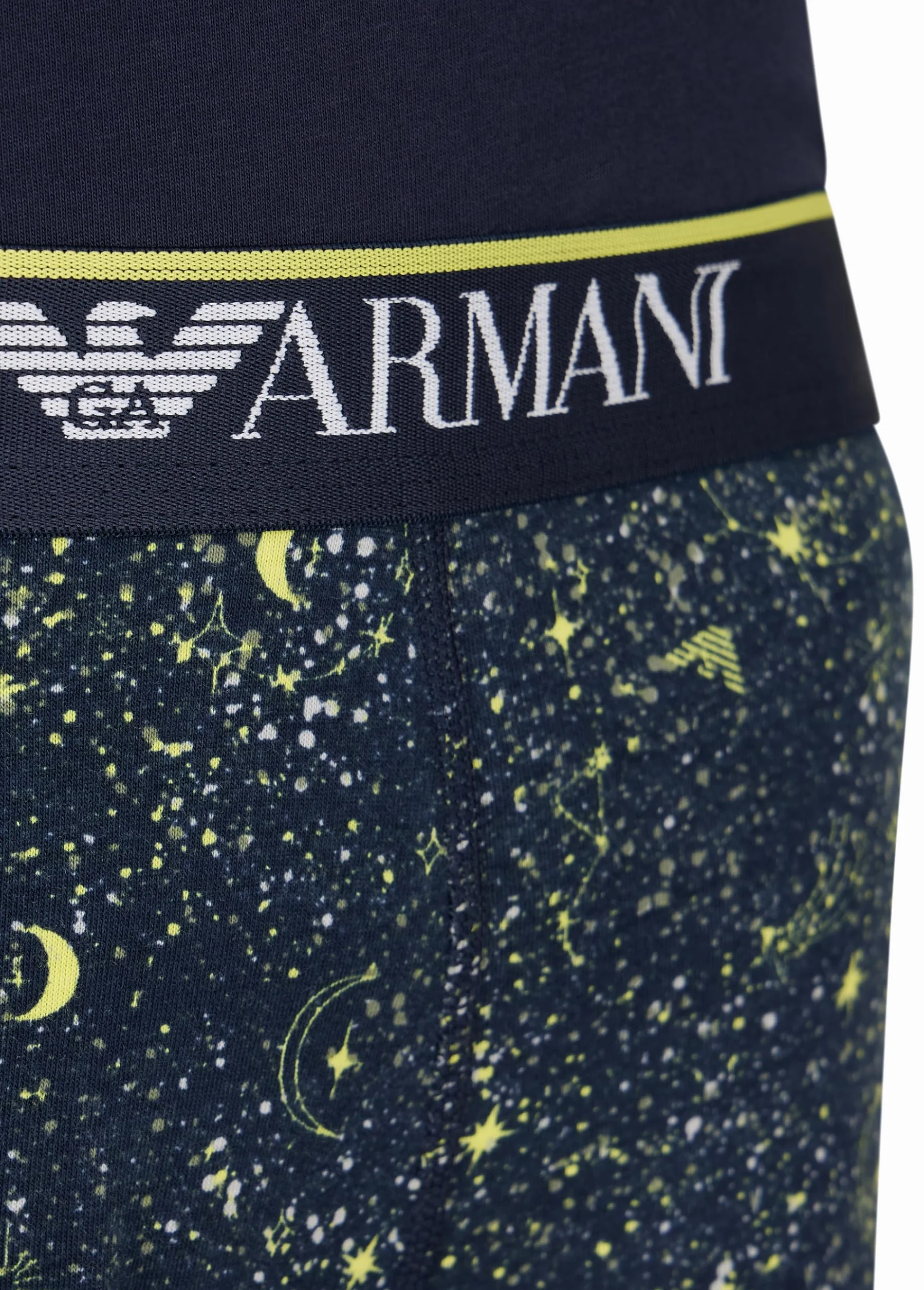 Emporio Armani Trunks Mężczyźni Christmas Stretch Cotton Crew Neck T-shirty + Trunk
