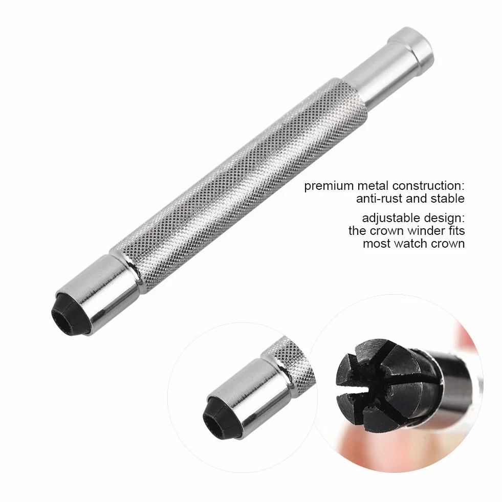 Zegarek korona nawijacz 3-4,5 mm mechaniczne kręcenie narzędzia do naprawy poręczny zegarek zegarki korona nawijanie pomocnik (4,5)