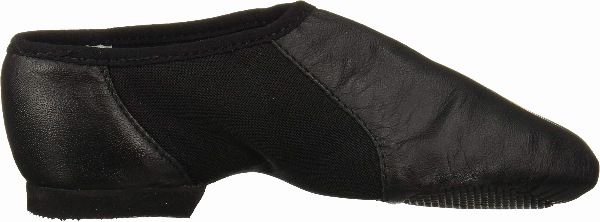 Bloch Neo-Flex damskie wsuwane skórzane buty do jazzu, neoprenowe, wsuwane podeszwy z pianki EVA, wysoka trwałość, doskonałe dopasowanie, elastyczność, do tańca krokowego