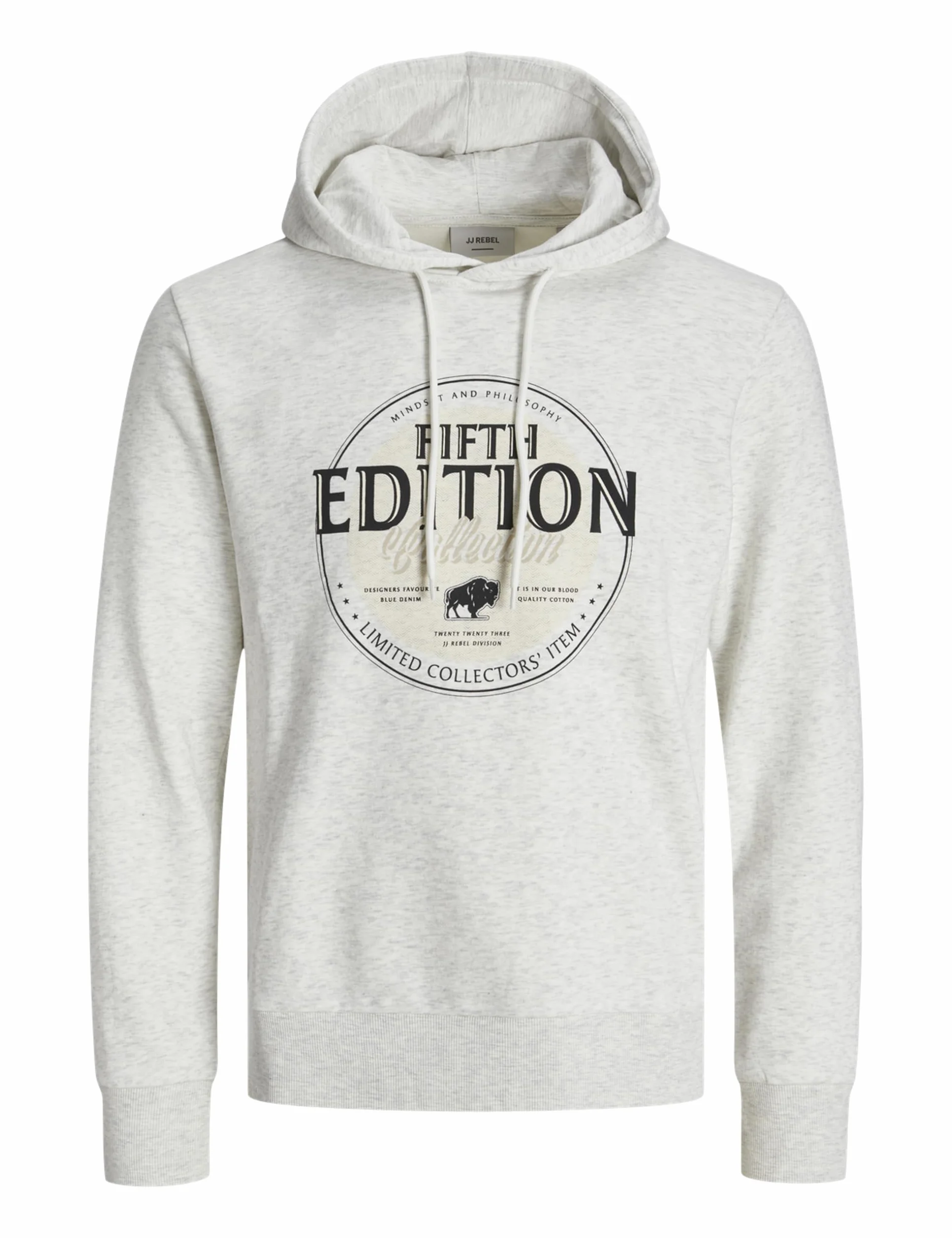 Jreblasse Bluza z kapturem, bia?y melan?, L