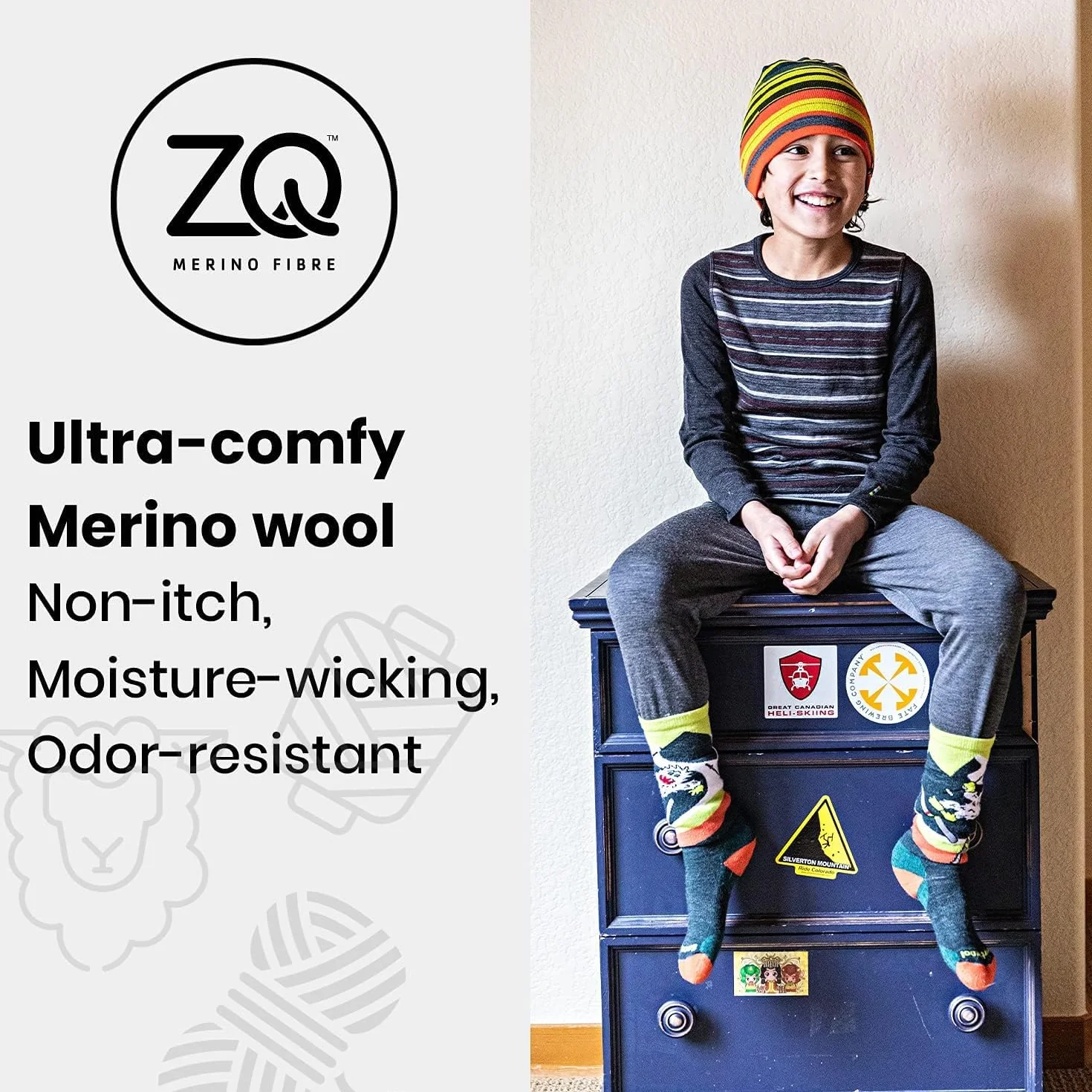 Smartwool Dzieci Hike Full Cushion Crew Skarpety Alpine Blue 29-32