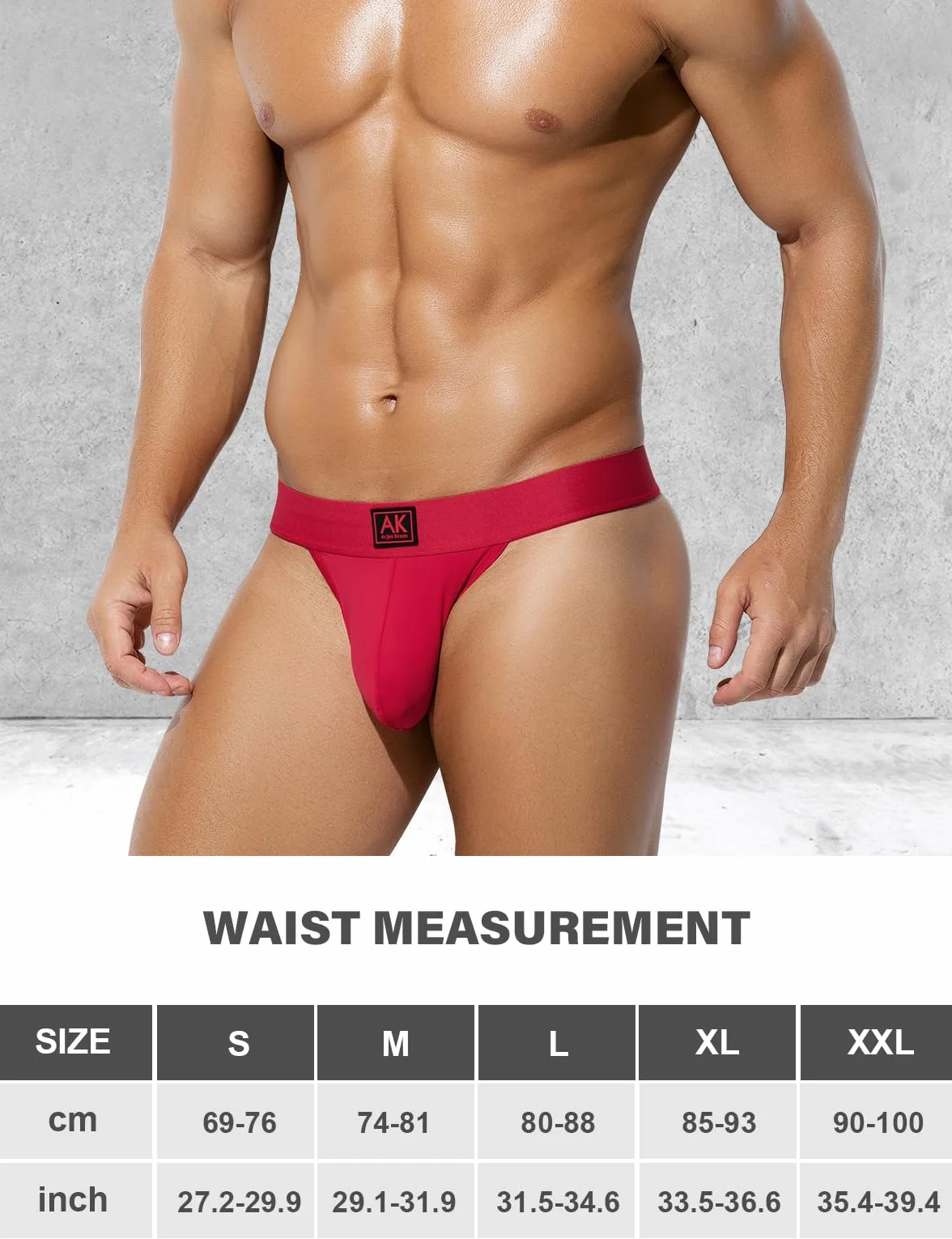 Męskie stringi tanga męskie bielizna stringi majtki oddychające niski stan G-stringi czerwone XL