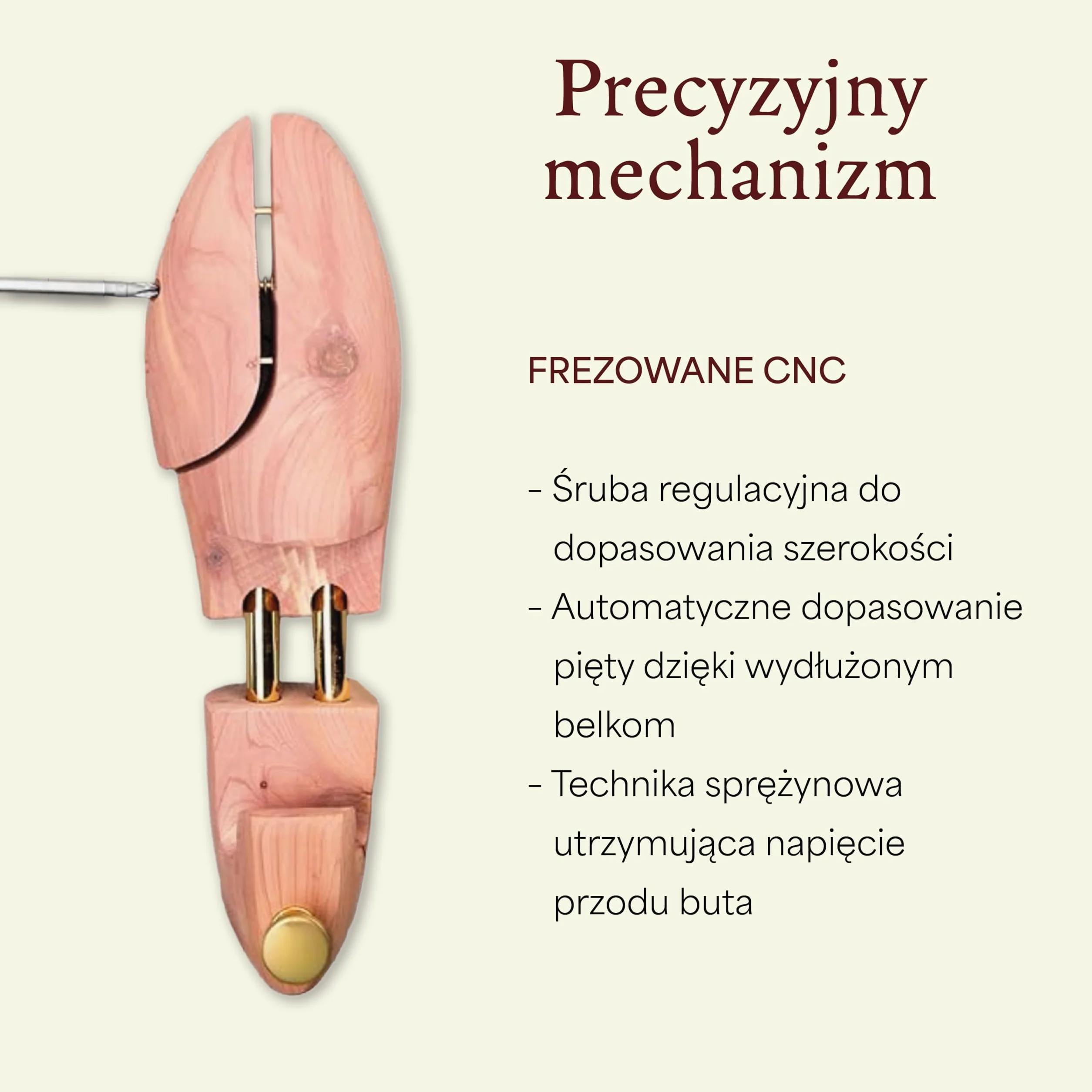 Langer & Messmer 2 pary napinaczy do butów z drewna cedrowego (dla mężczyzn i kobiet) wraz z łyżką podróżną z drewna cedrowego, rozmiar od 34 do 50, oryginał!