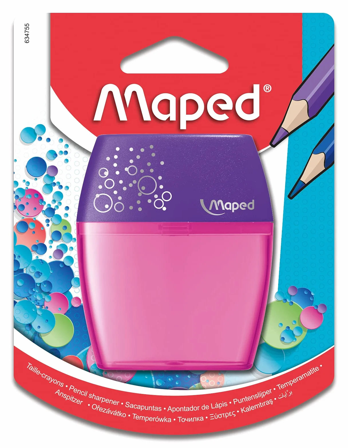 Maped Shaker 634755 Temperówka, kolor losowy