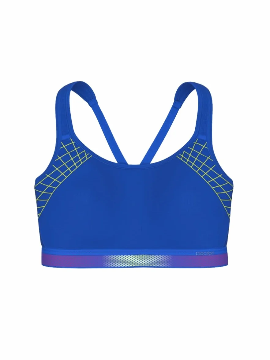 TriAction Triaction Cardio Cloud N01 EX damski biustonosz sportowy, Oświetlenie niebieskie, 80D