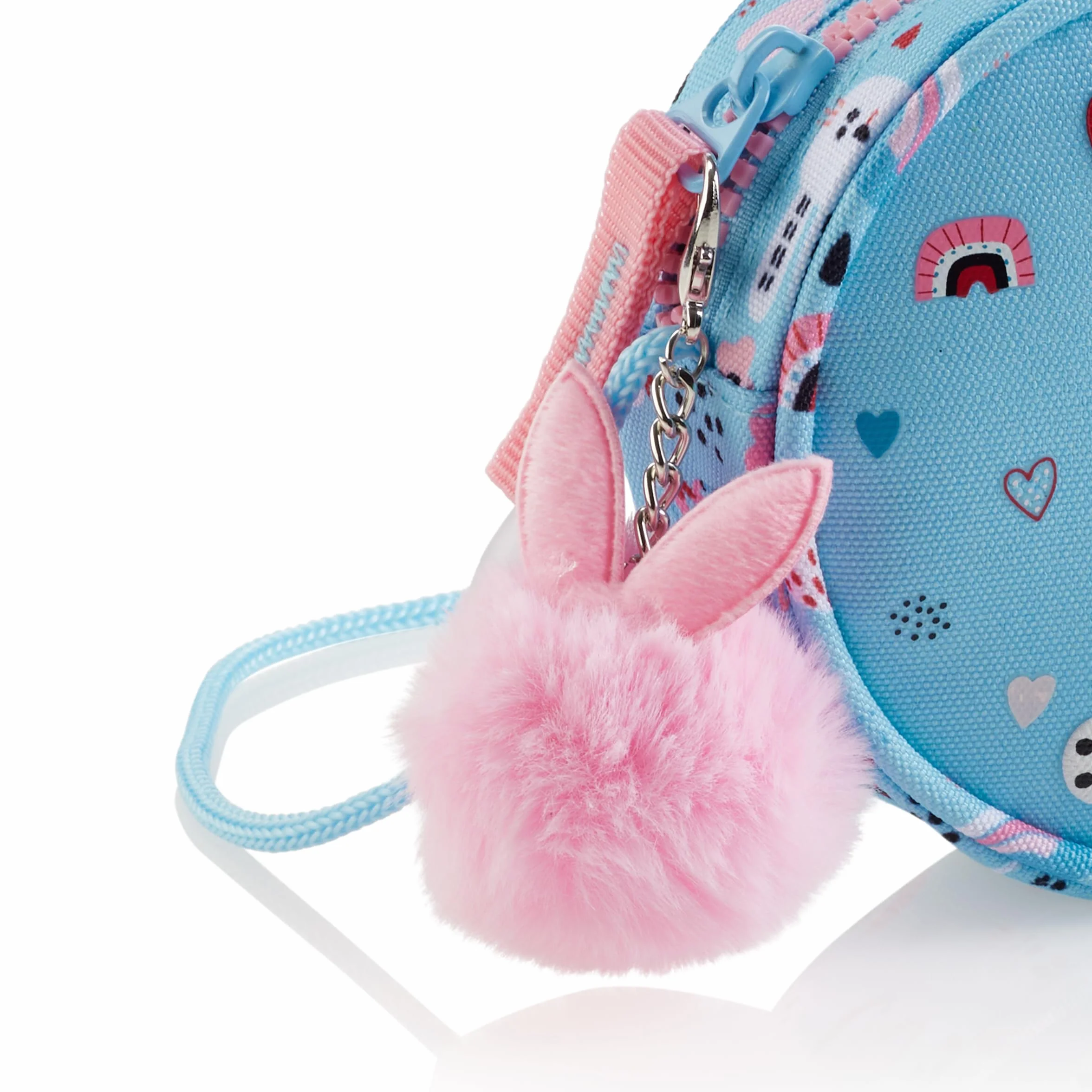 Miquelrius Torba z recyklingu Bunny Bliss, Torba na messenger Unisex dzieci, niebieska, Mini, Niebieski, Mini