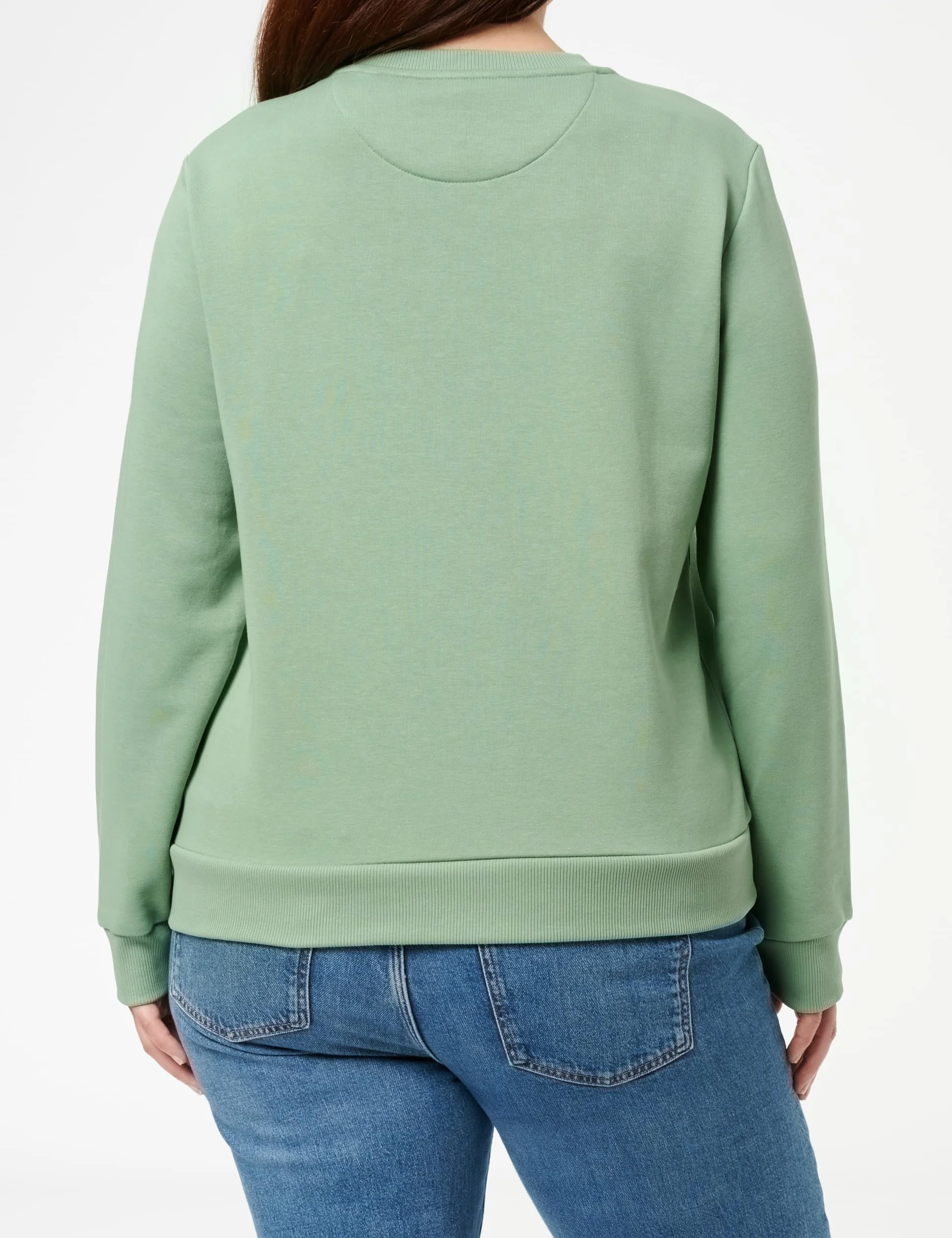 GANT REG Tonal Shield C-Neck Sweat, Kalamata Green, L