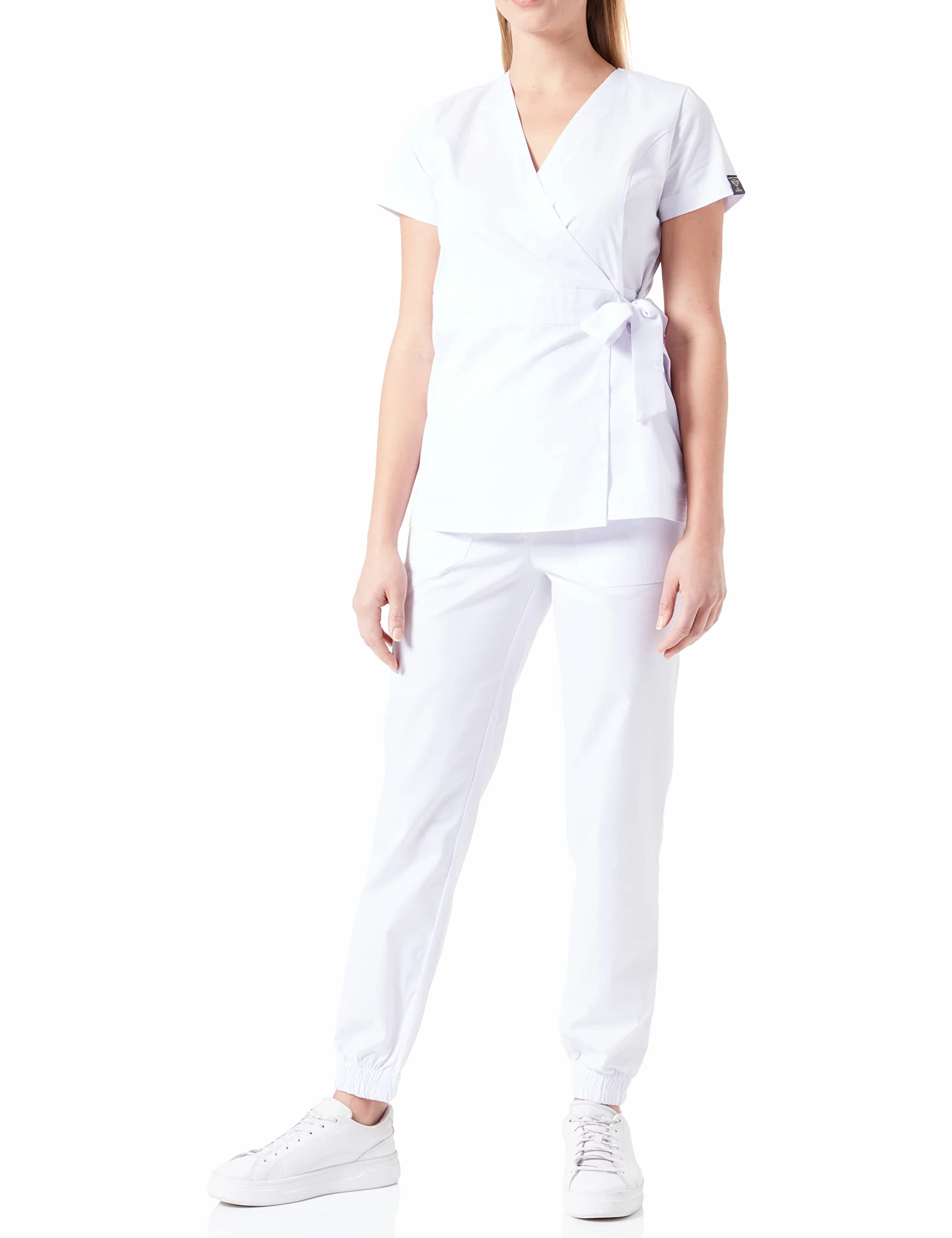 InWhite Zestaw medyczny damski 2889, biały, L/XL Duże rozmiary