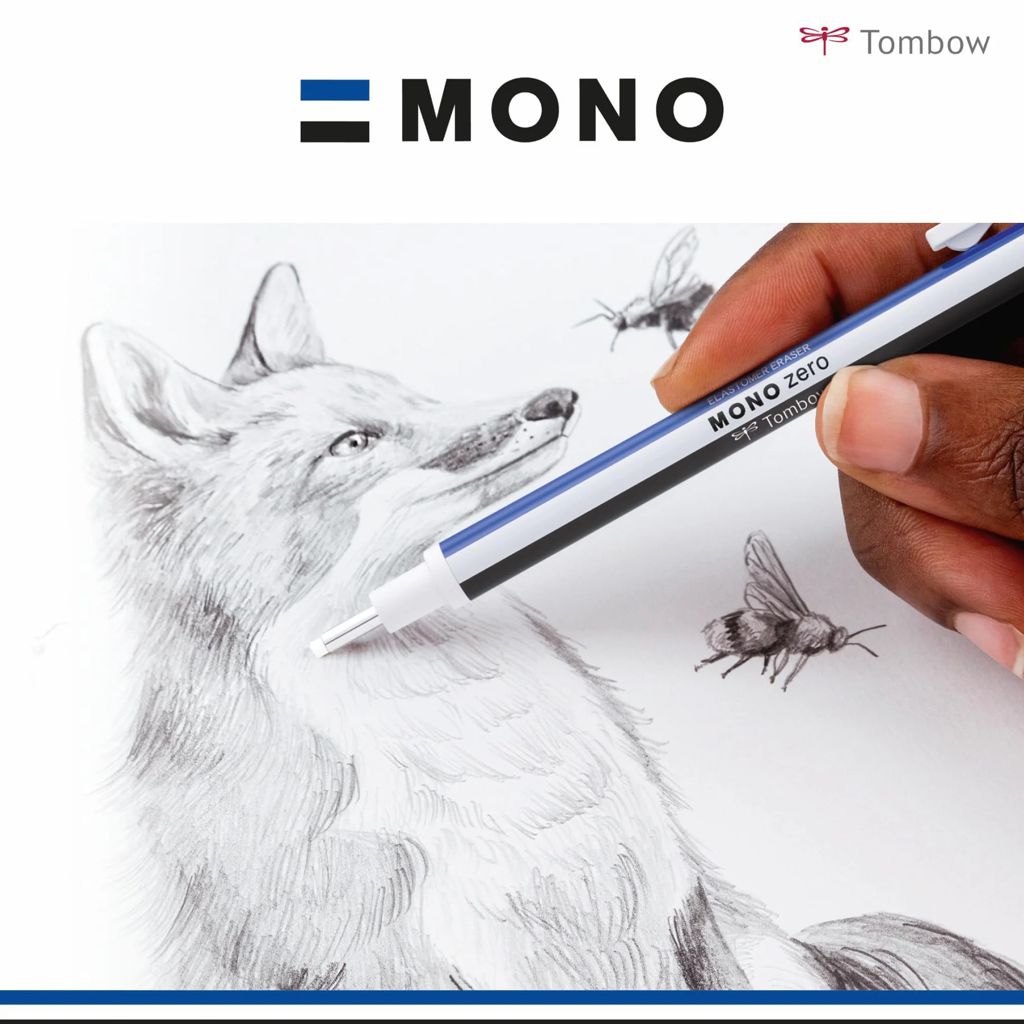 Tombow 4003198501119 Gumka do Mazania, Wielokolorowy, 2,3 mm