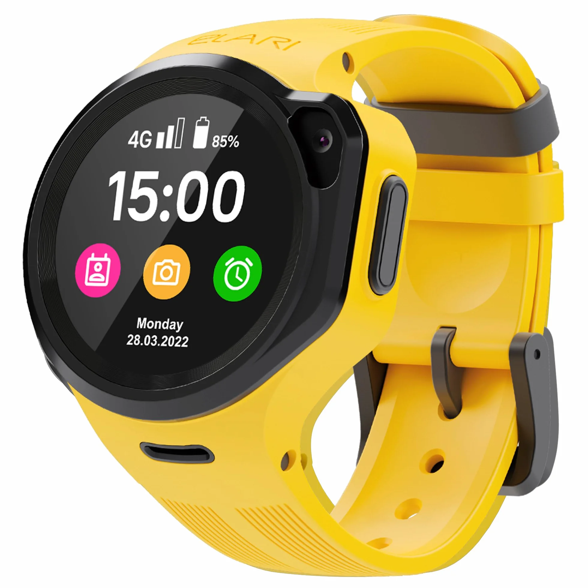 Elari Zegarek dziecięcy 4G z funkcją GPS i połączeniami, tracker GPS, wodoszczelny, dwukierunkowy zegarek audio i wideo, SOS, alarm zapobiegający zgubieniu, aparat fotograficzny, MP3 KidPhone 4GR