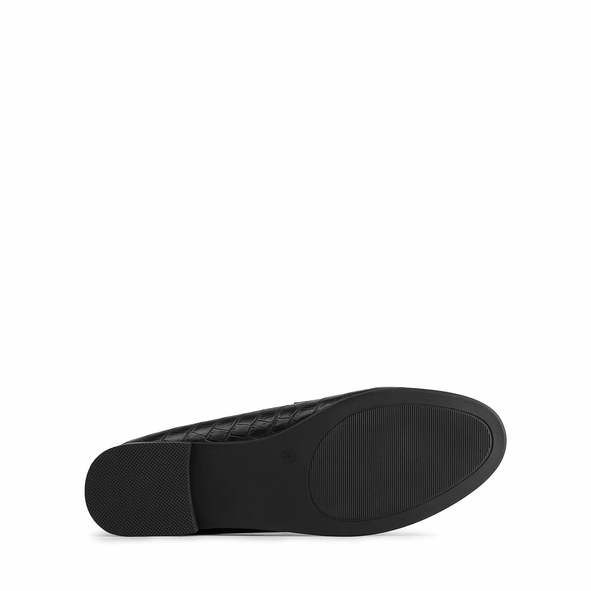 DREAM PAIRS Damskie mokasyny Penny Loafers Modne Wygodne Płaskie Eleganckie Buty Na Co Dzień i Biznes, Czarny kamień, 41 EU