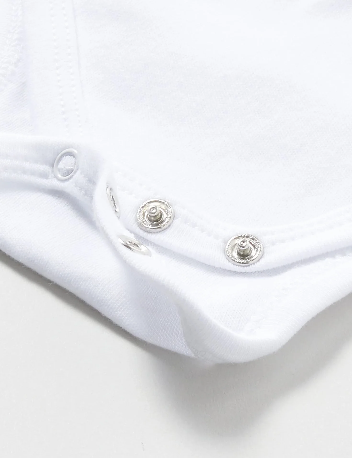 Playshoes Schnizler Unisex Kid's 809501 Wrap Bodysuit 1/4 Sleeve Pack of 2, 1-White, 56