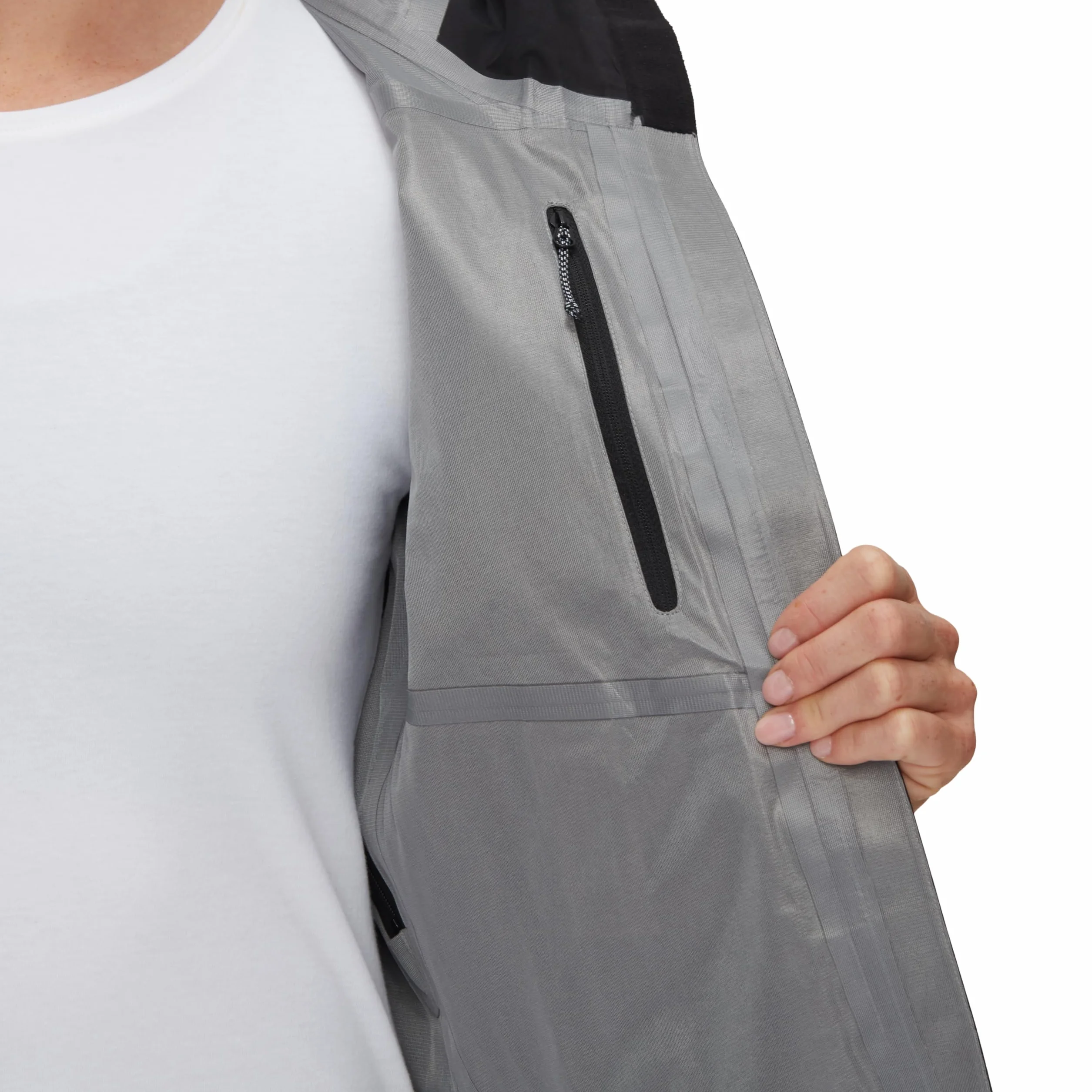 Mammut Crater IV HS Hooded Jacket Women – Damska Kurtka Wodoodporna z Kapturem | Oddychająca i Lekka | Czarna, Rozmiar XL