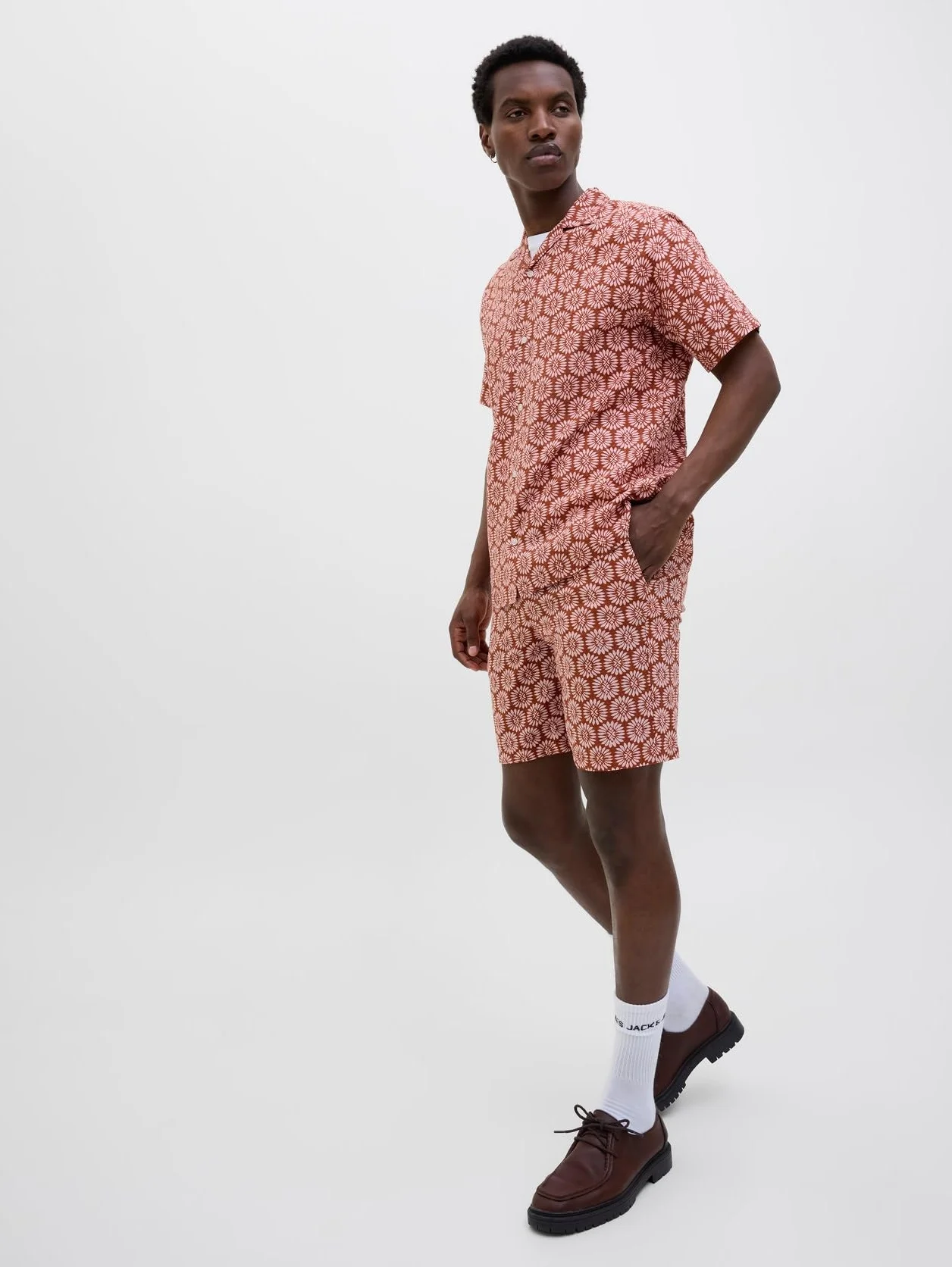 JACK & JONES Jpstjaiden Seersucker AOP szorty męskie SRT