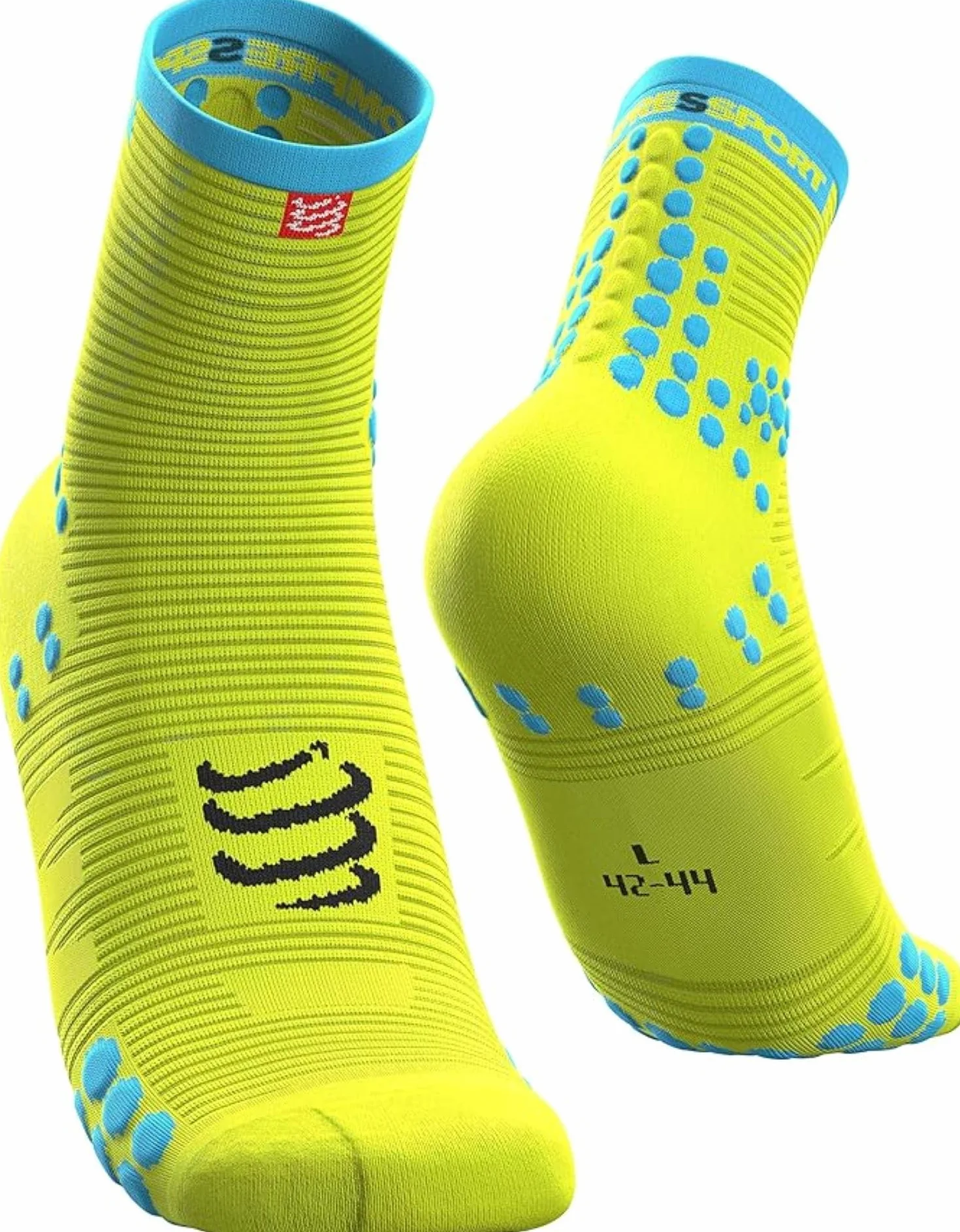 COMPRESSPORT Skarpety kompresyjne do biegania Mężczyźni Compressport Racing Sock High (1 w zestawie)